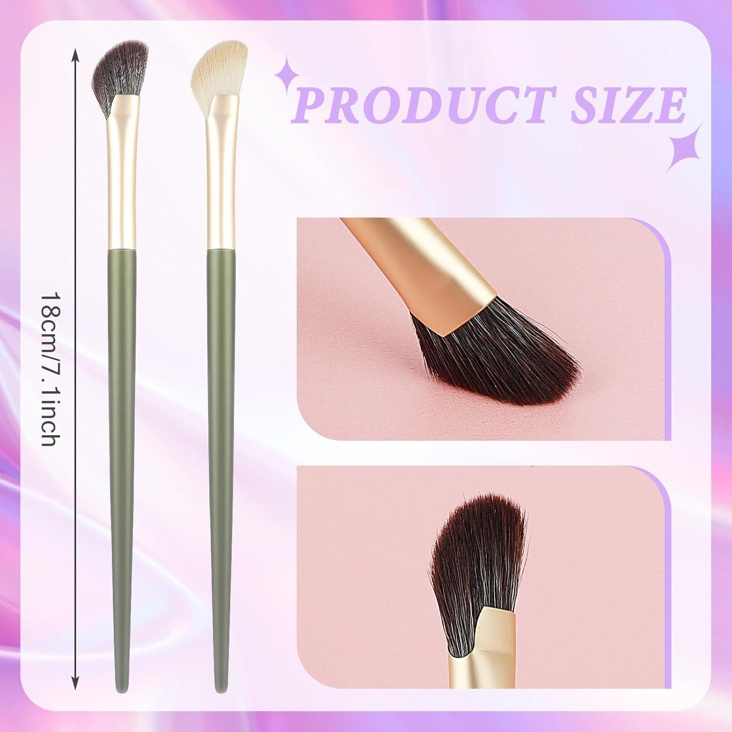 Brochas de Contorno de Nariz Thinp - 2 Piezas Anguladas