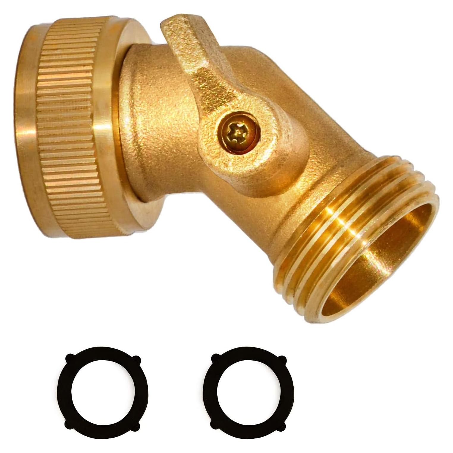 Codo de Manguera de Jardín Morvat 45 Grados Latón 3/4"