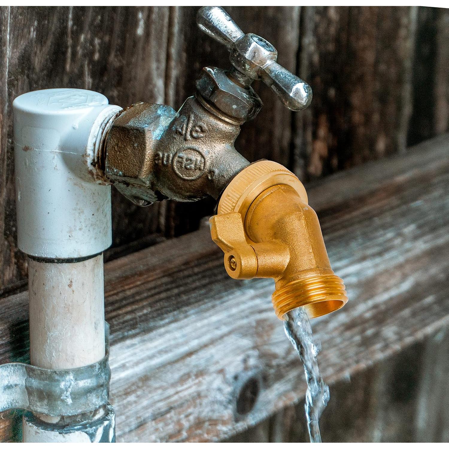 Codo de Manguera de Jardín Morvat 45 Grados Latón 3/4"