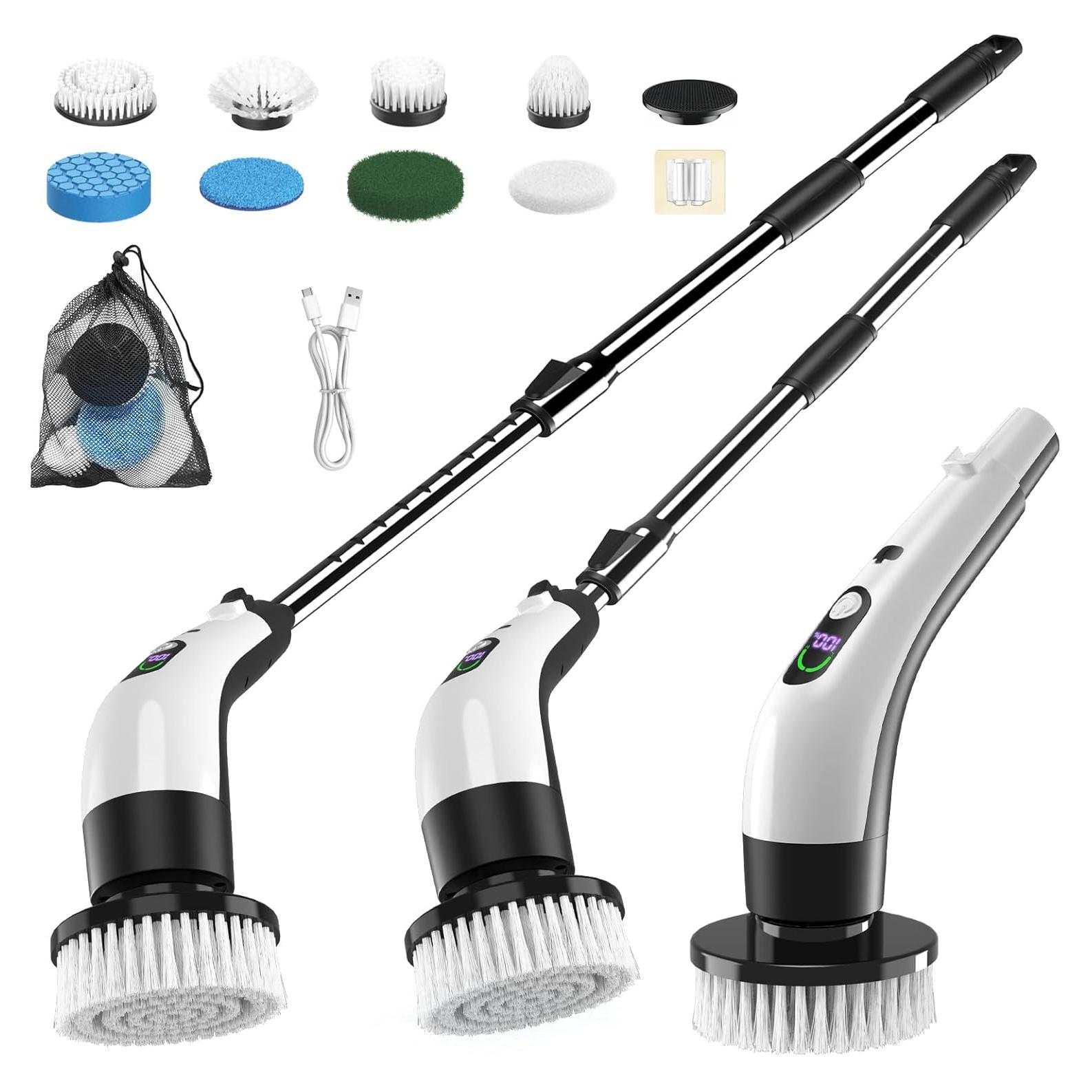 Cepillo Eléctrico Giratorio IYGLKD con Pantalla LCD 400RPM