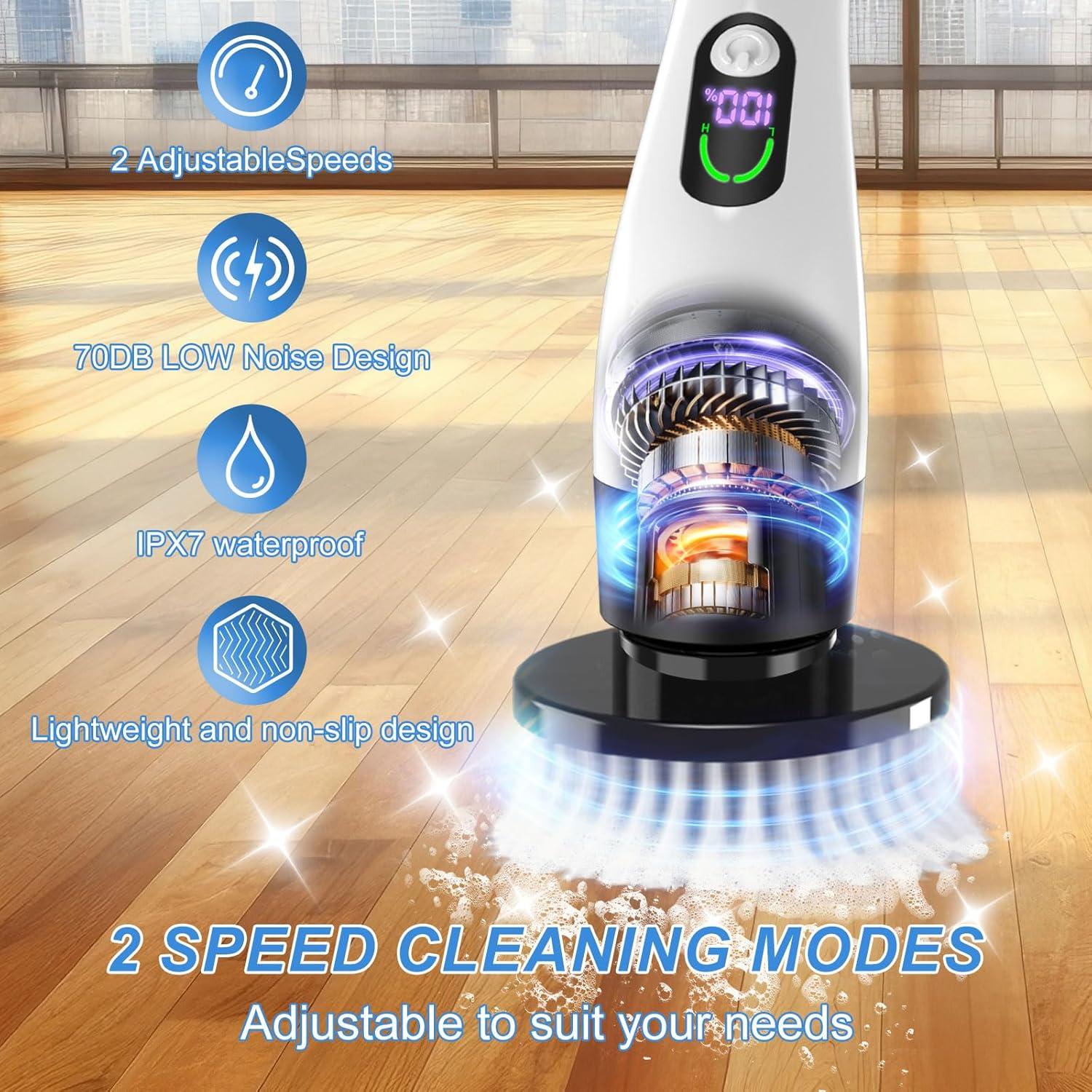 Cepillo Eléctrico Giratorio IYGLKD con Pantalla LCD 400RPM