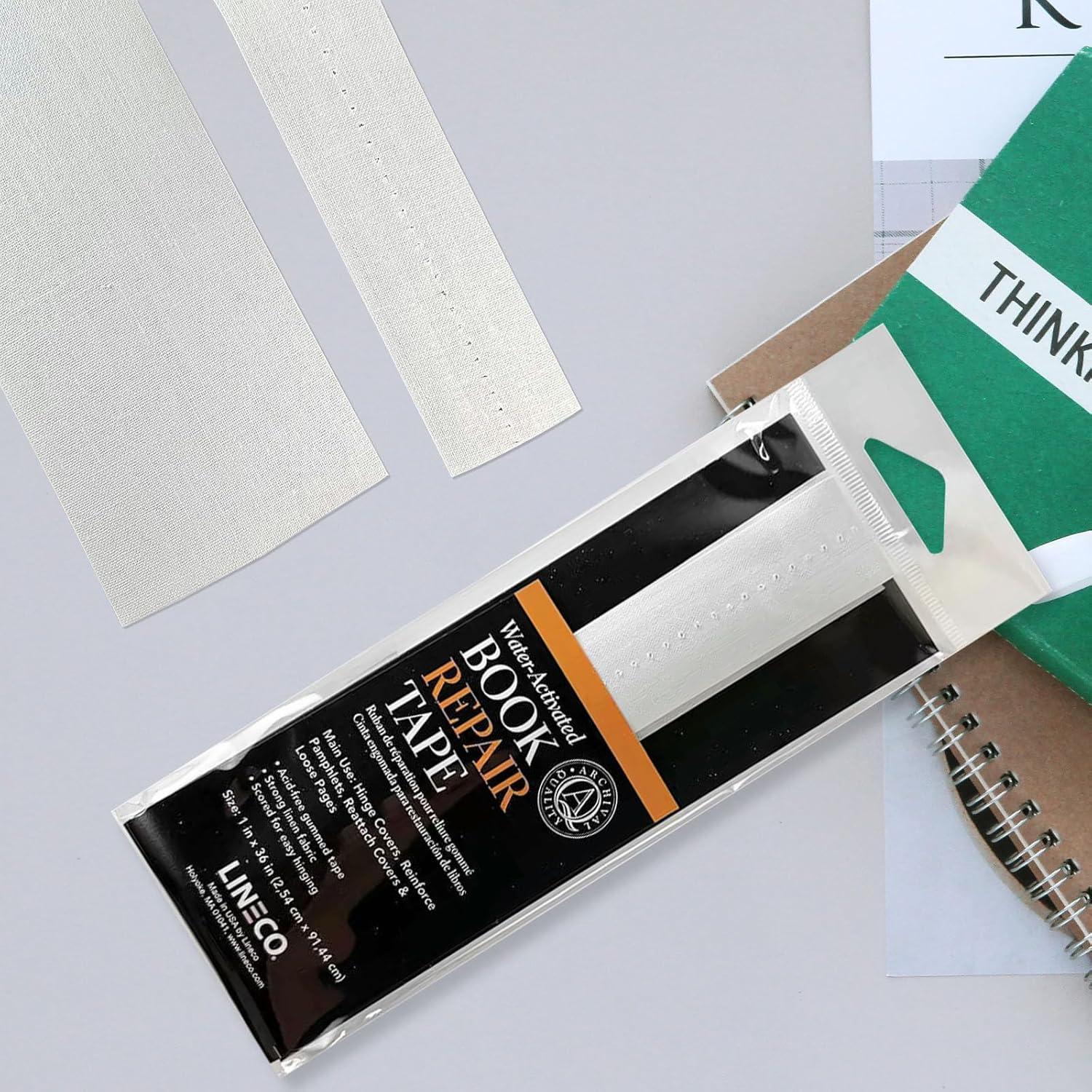 Cinta de Reparación de Libros Lineco 5.08 cm x 1.22 m pH Neutro