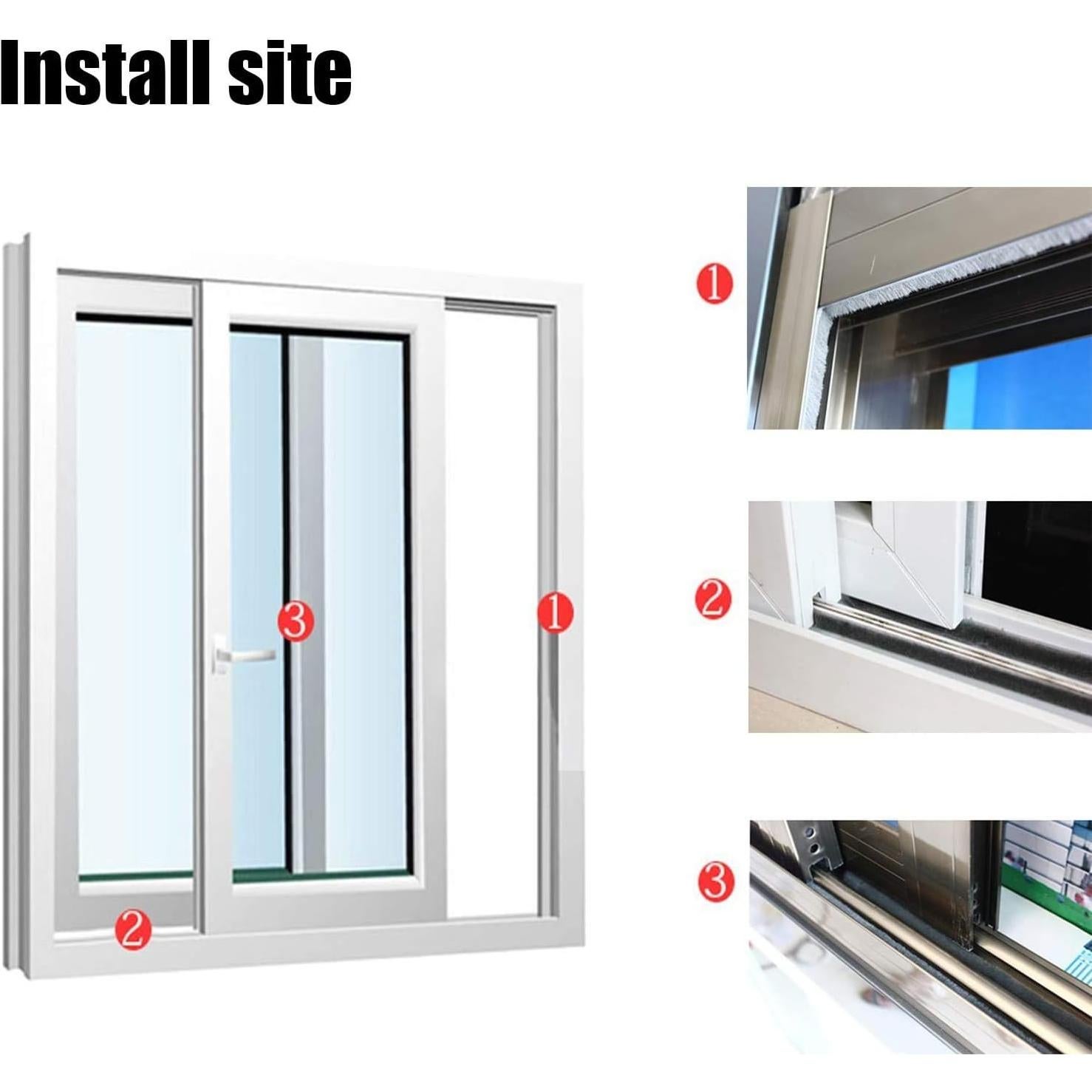 Cinta de Sellado Autoadhesiva CIKKIIO 10m Aislamiento Acústico Gris