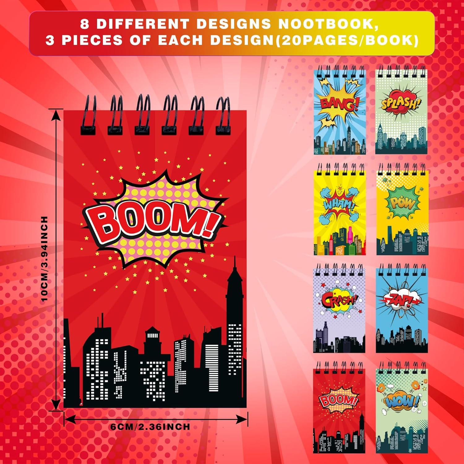 Set de 48 Piezas de Héroe Kolewo4ever Lápices y Notas