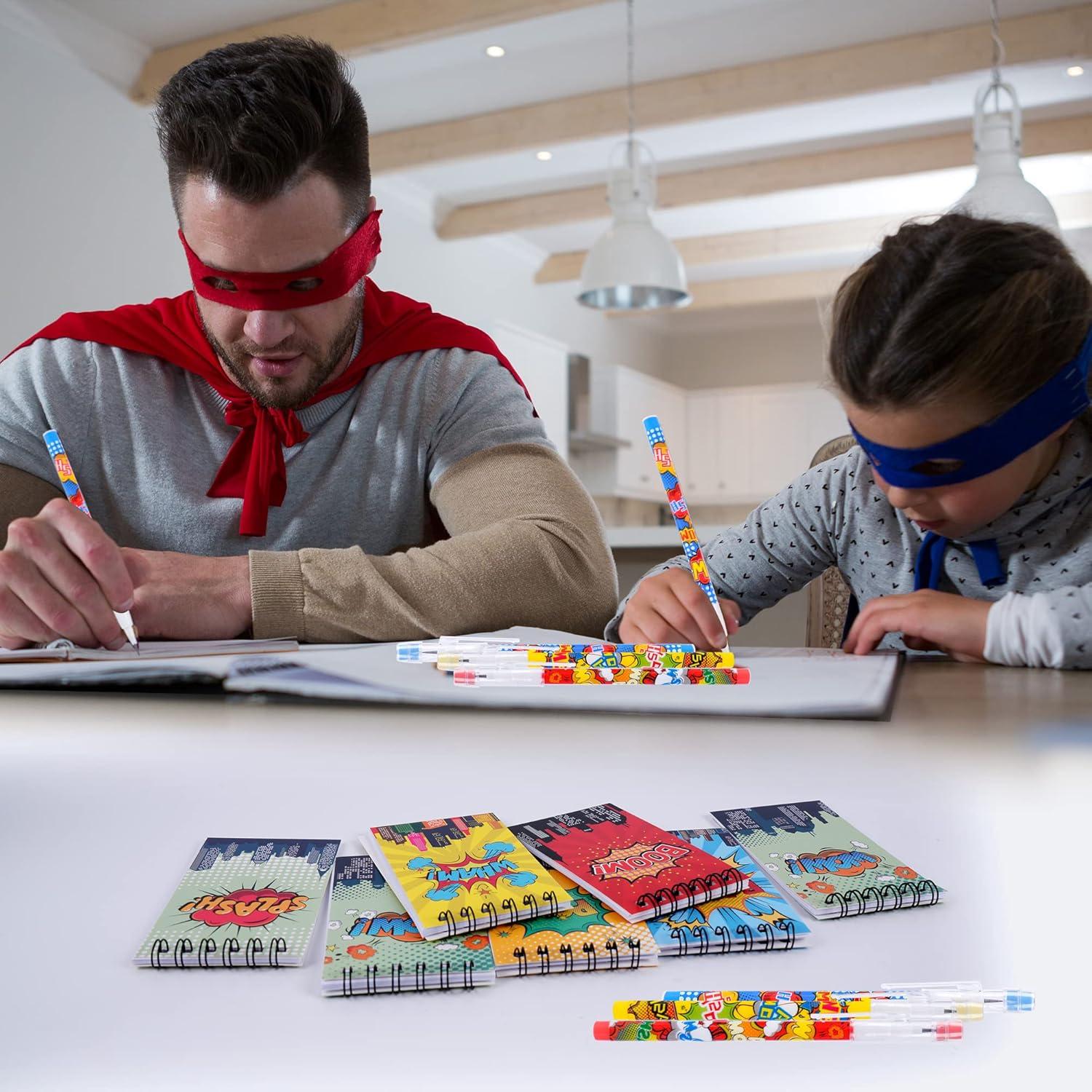 Set de 48 Piezas de Héroe Kolewo4ever Lápices y Notas