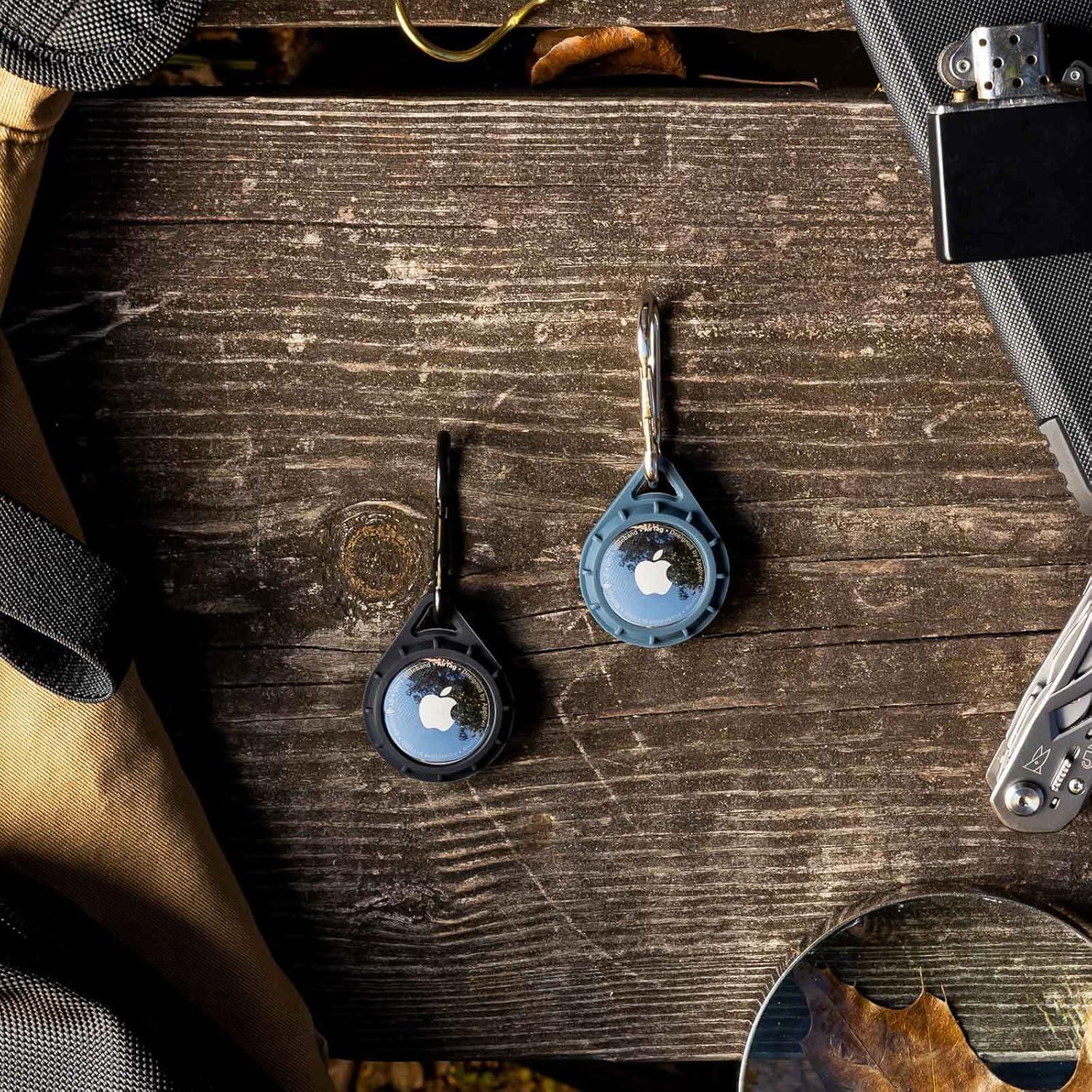 Funda Pelican Protector para Apple AirTag con Clip Carabiner