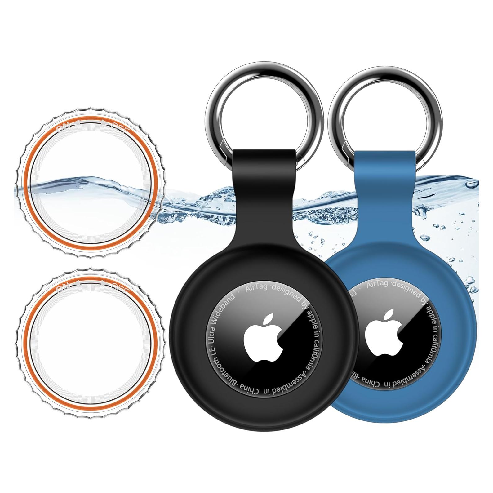 Funda Impermeable Lanteso para AirTag - Soporte Llavero GPS