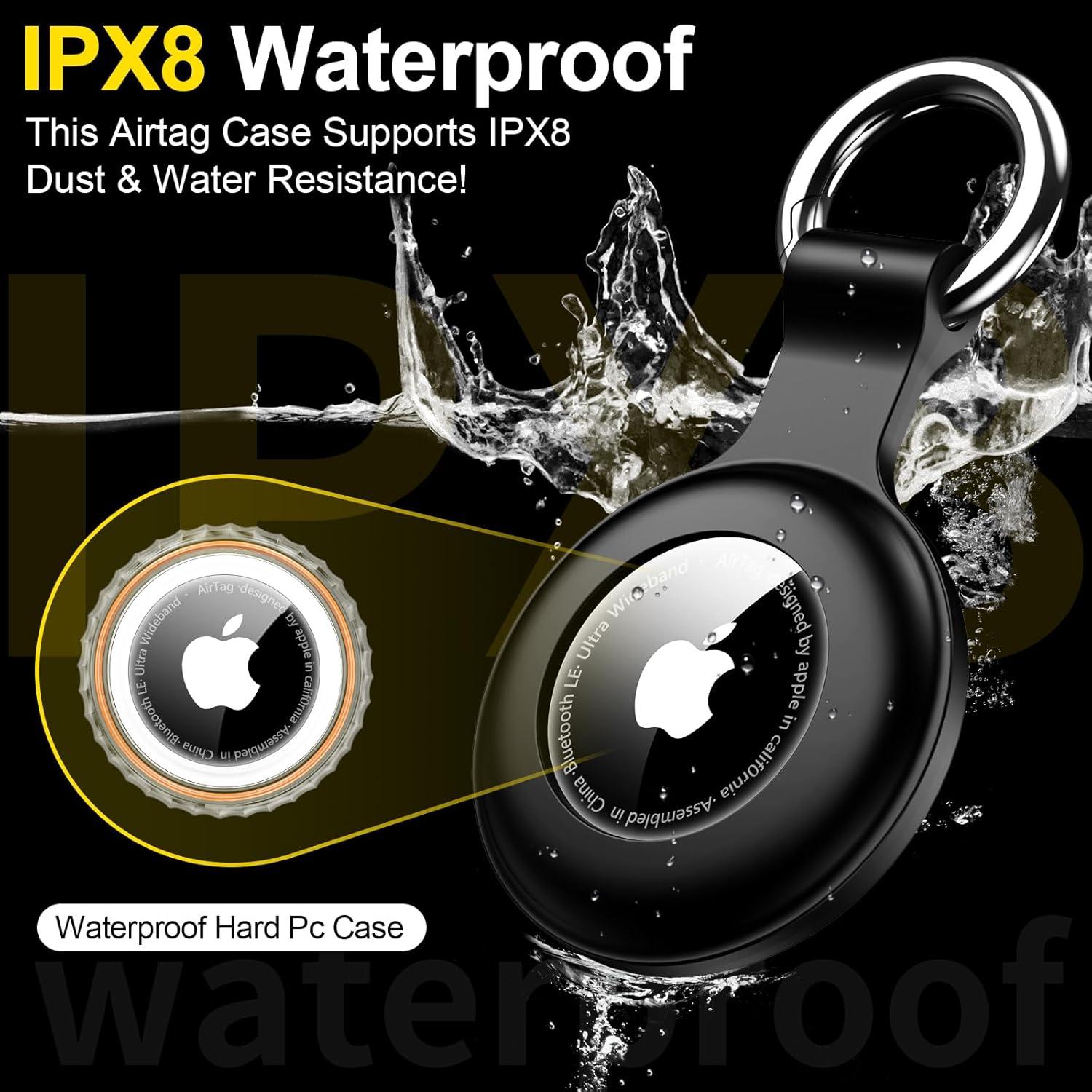 Funda Impermeable Lanteso para AirTag - Soporte Llavero GPS