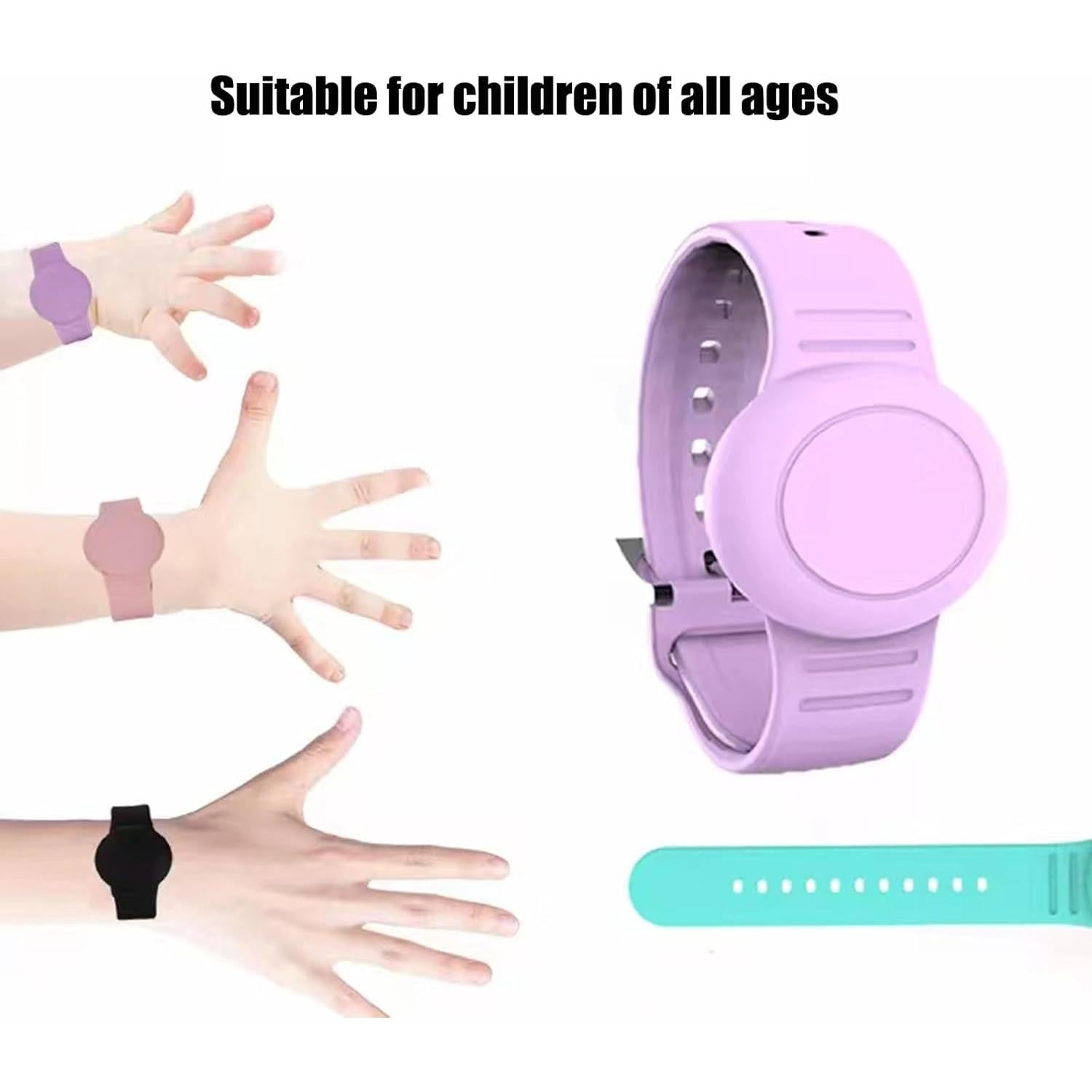 Pulsera AirTag Impermeable YUEYINGMG para Niños 2Pack