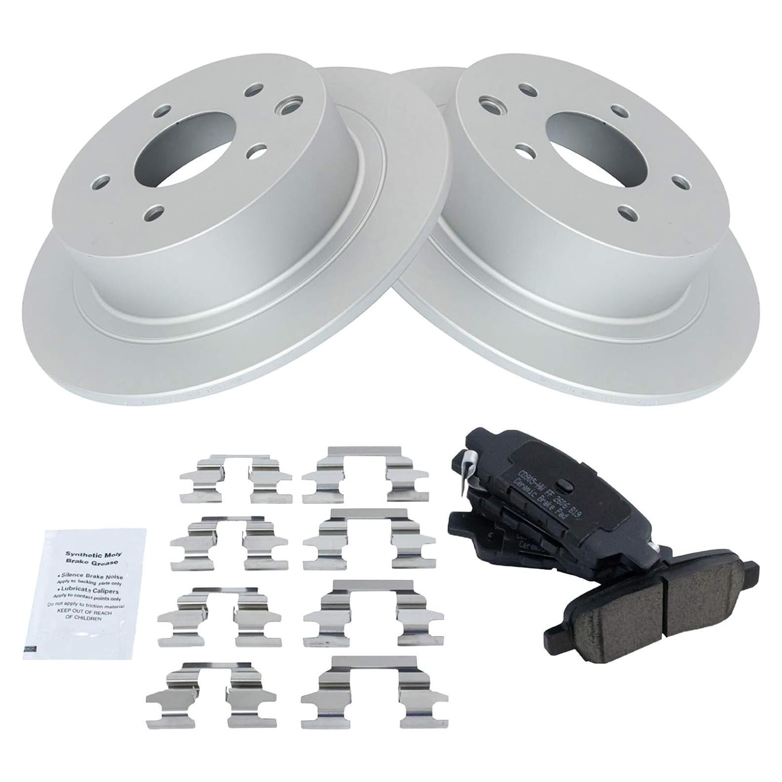 Kit de Pastillas de Freno y Rotor TRQ Cerámico 2002-2022 Nissan