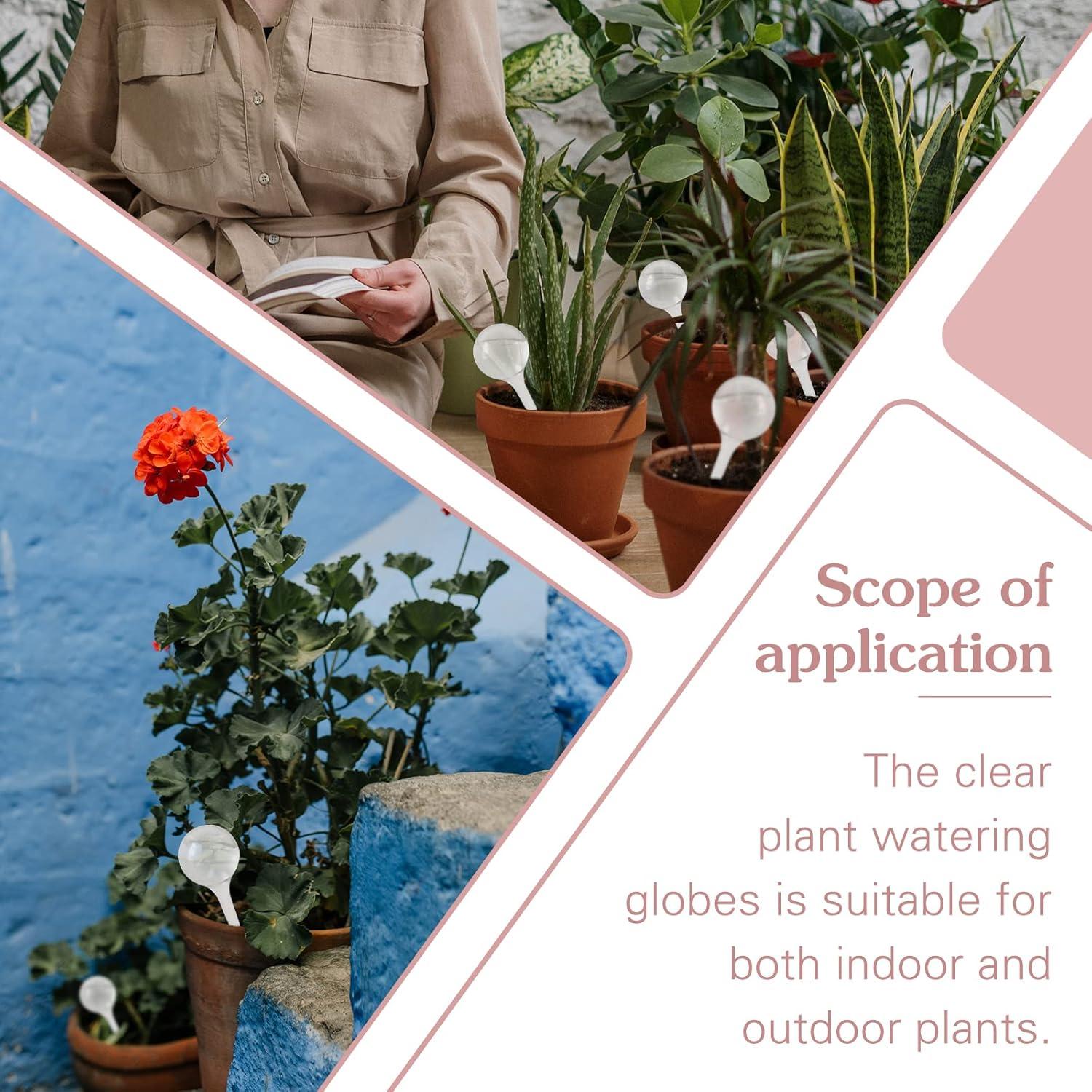 20 Esferas de Riego Automático Zddaoole 5x13.5cm PVC