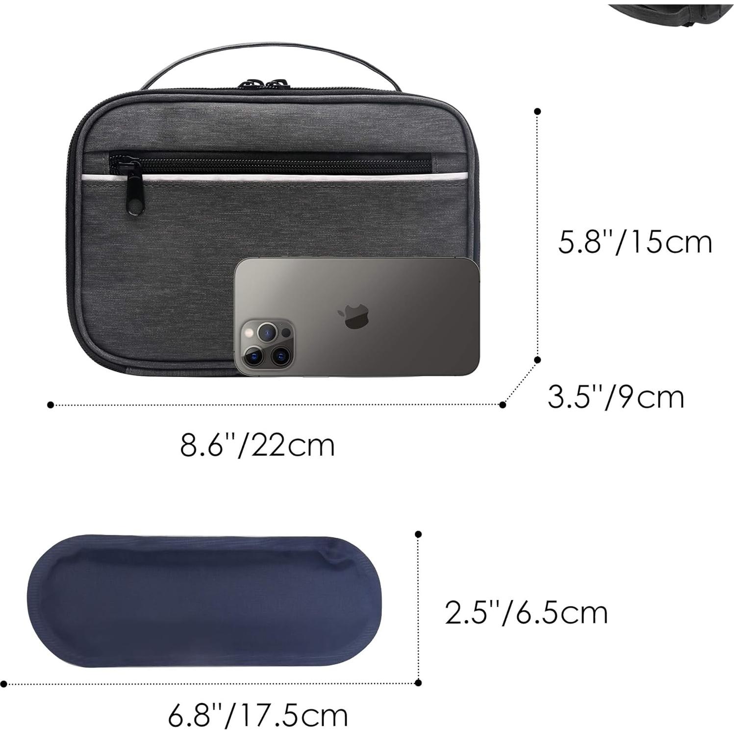 Bolsa de Viaje Lavievert para Insulina - Gris Oscuro