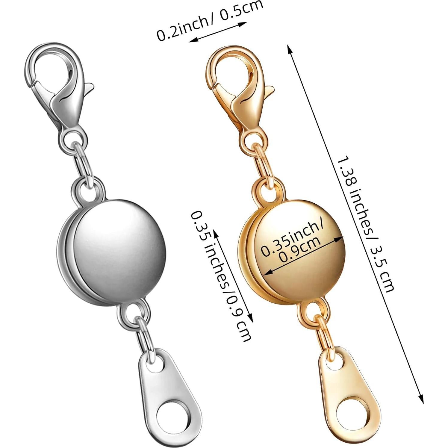 Cierre Magnético Hicarer 12 Piezas para Collar y Pulsera