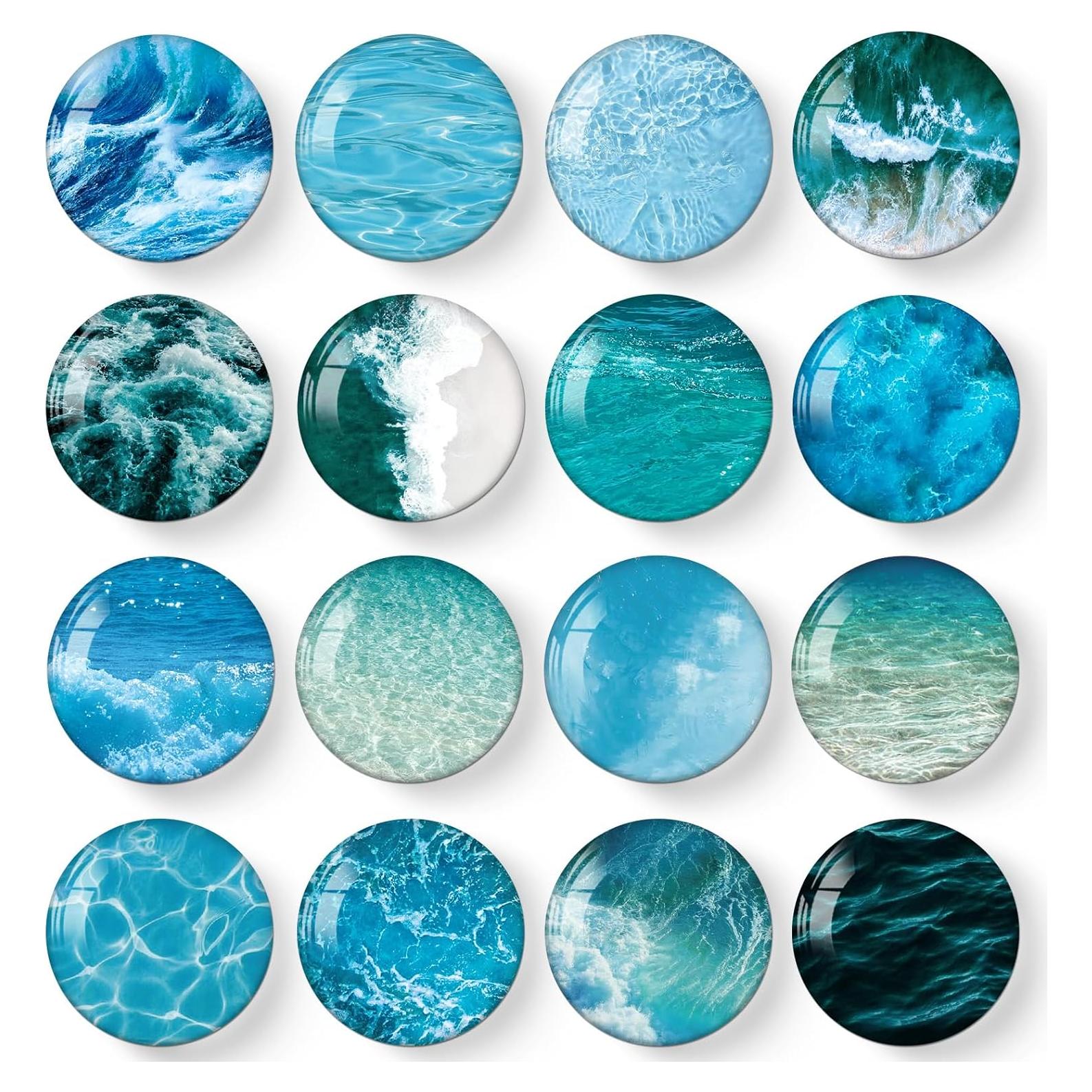 Imanes de Nevera Oceánicos MORCART 16 Piezas Decorativos