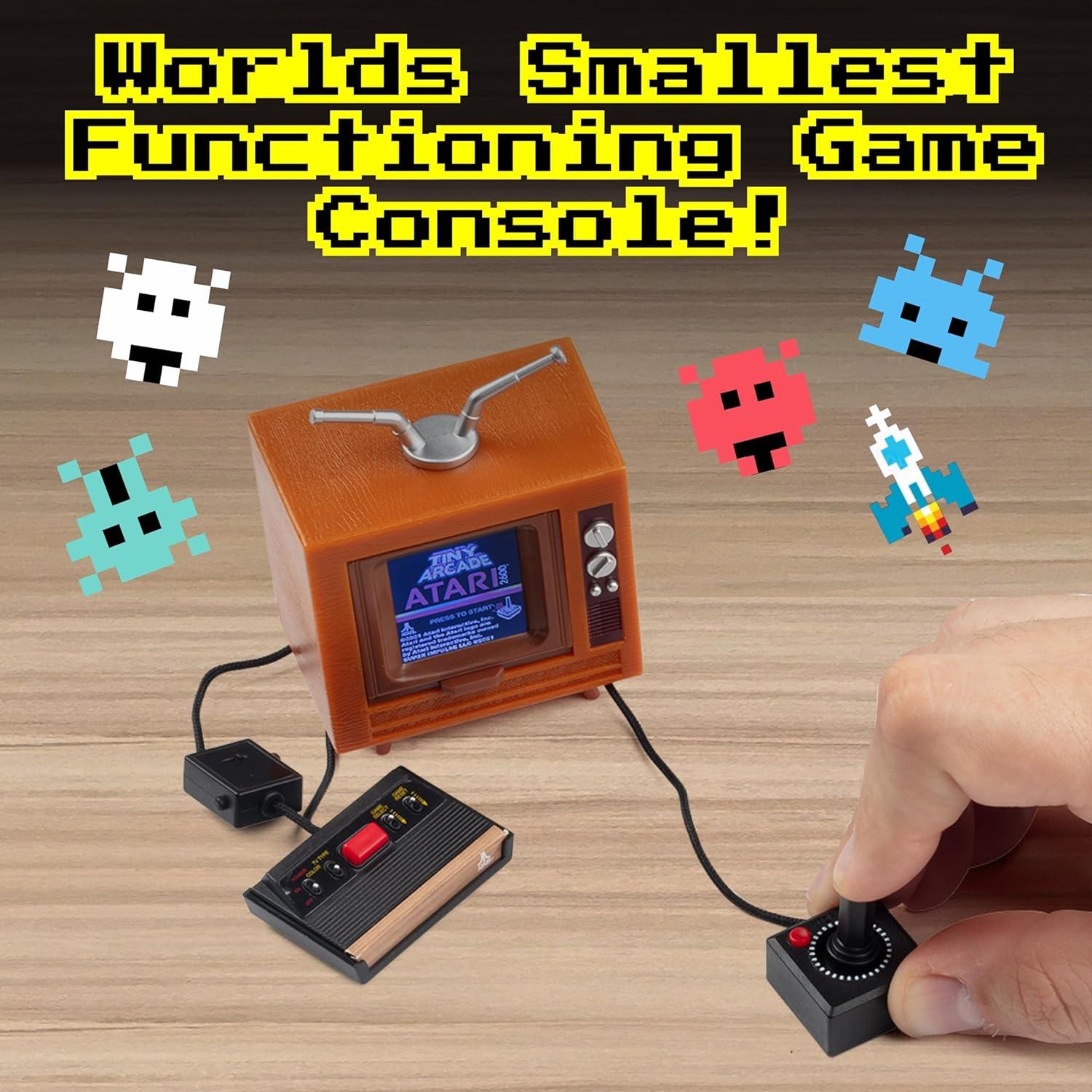 Consola Mini Tiny Arcade Atari 2600 con 10 Juegos Clásicos