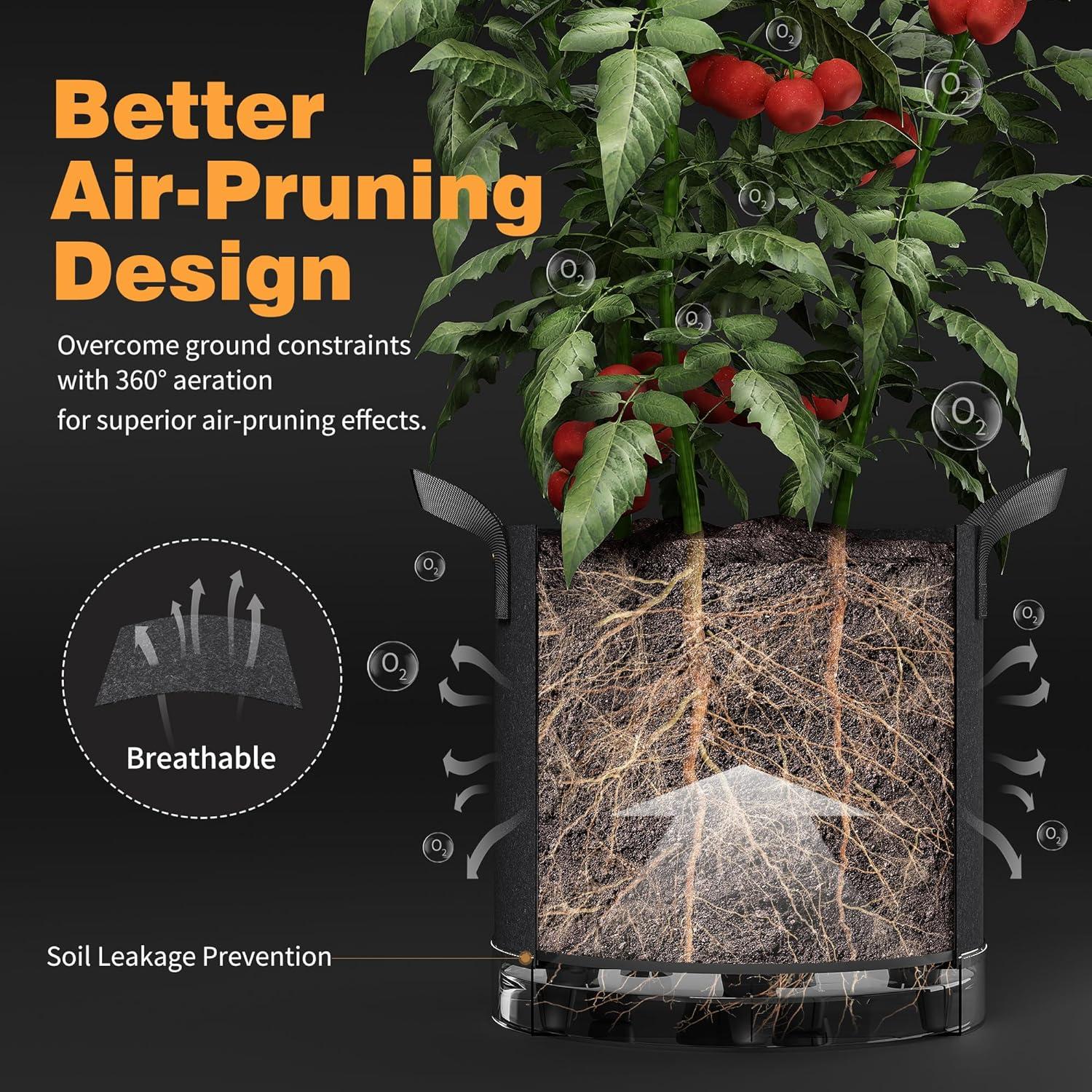 Bolsas de Cultivo Autorriego Patigrow 5 Galones 420G Tela