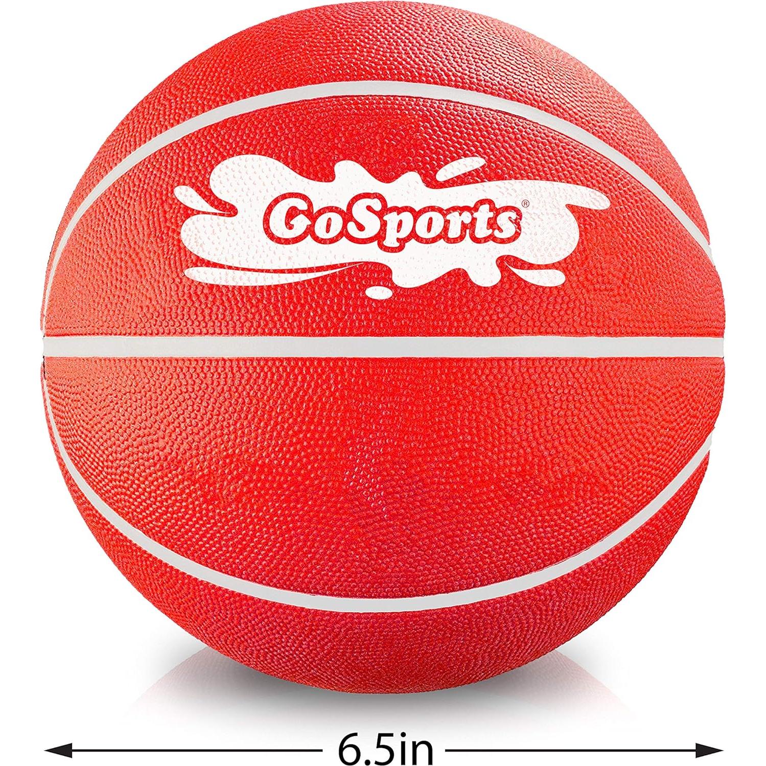 Balones de Baloncesto Acuático GoSports 3 Pack - Rojo 16,5 cm