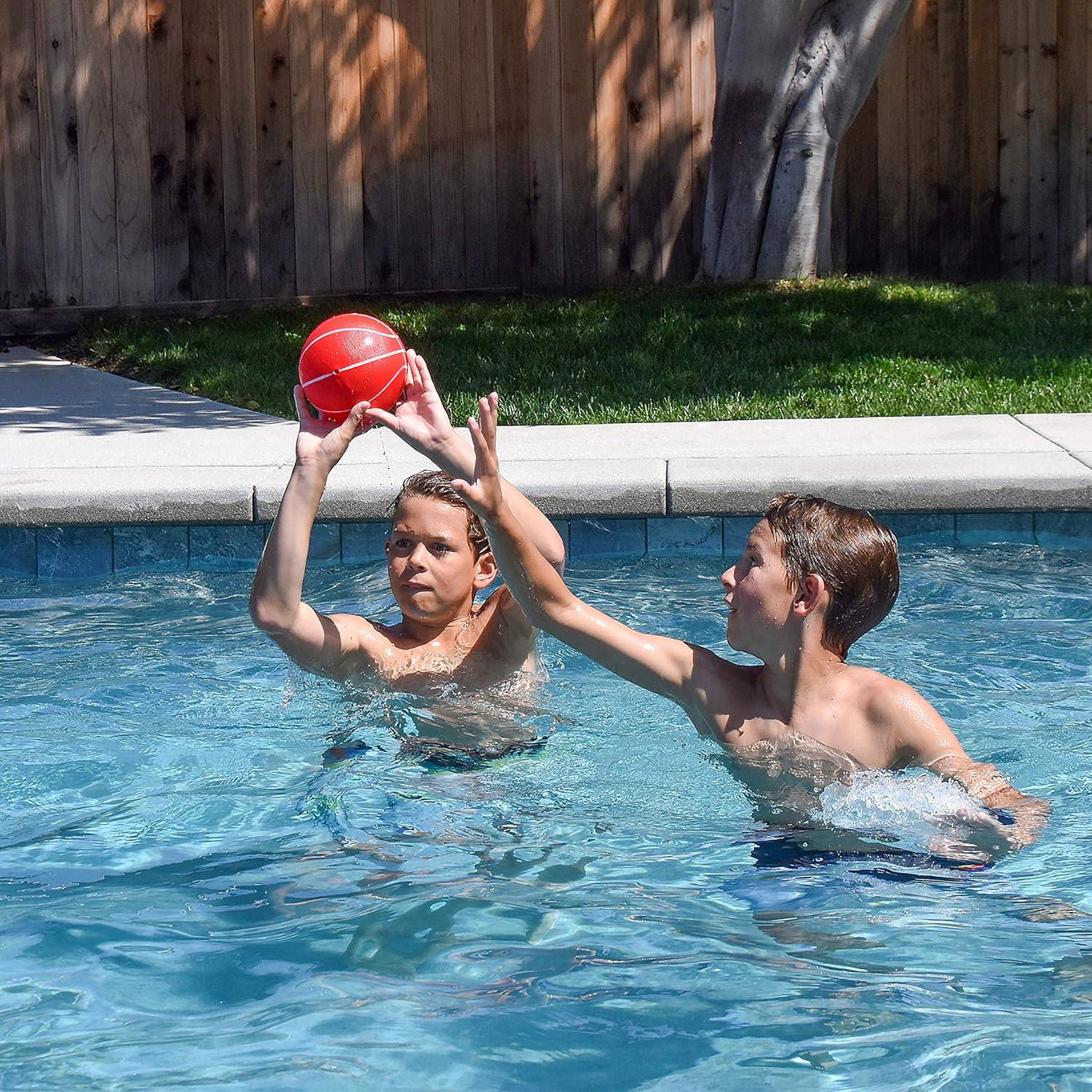 Balones de Baloncesto Acuático GoSports 3 Pack - Rojo 16,5 cm