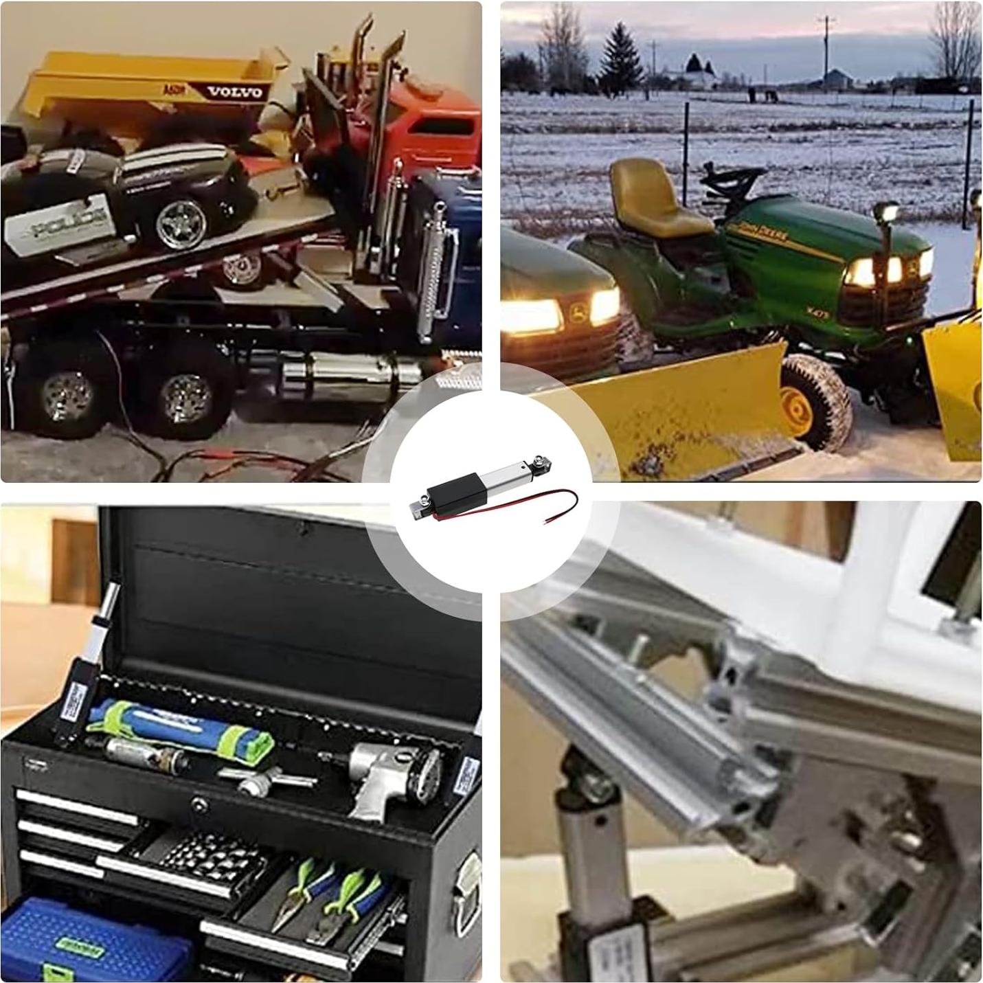 Actuador Lineal Mini RRTECHFORU 125mm 40N 12V Robótica