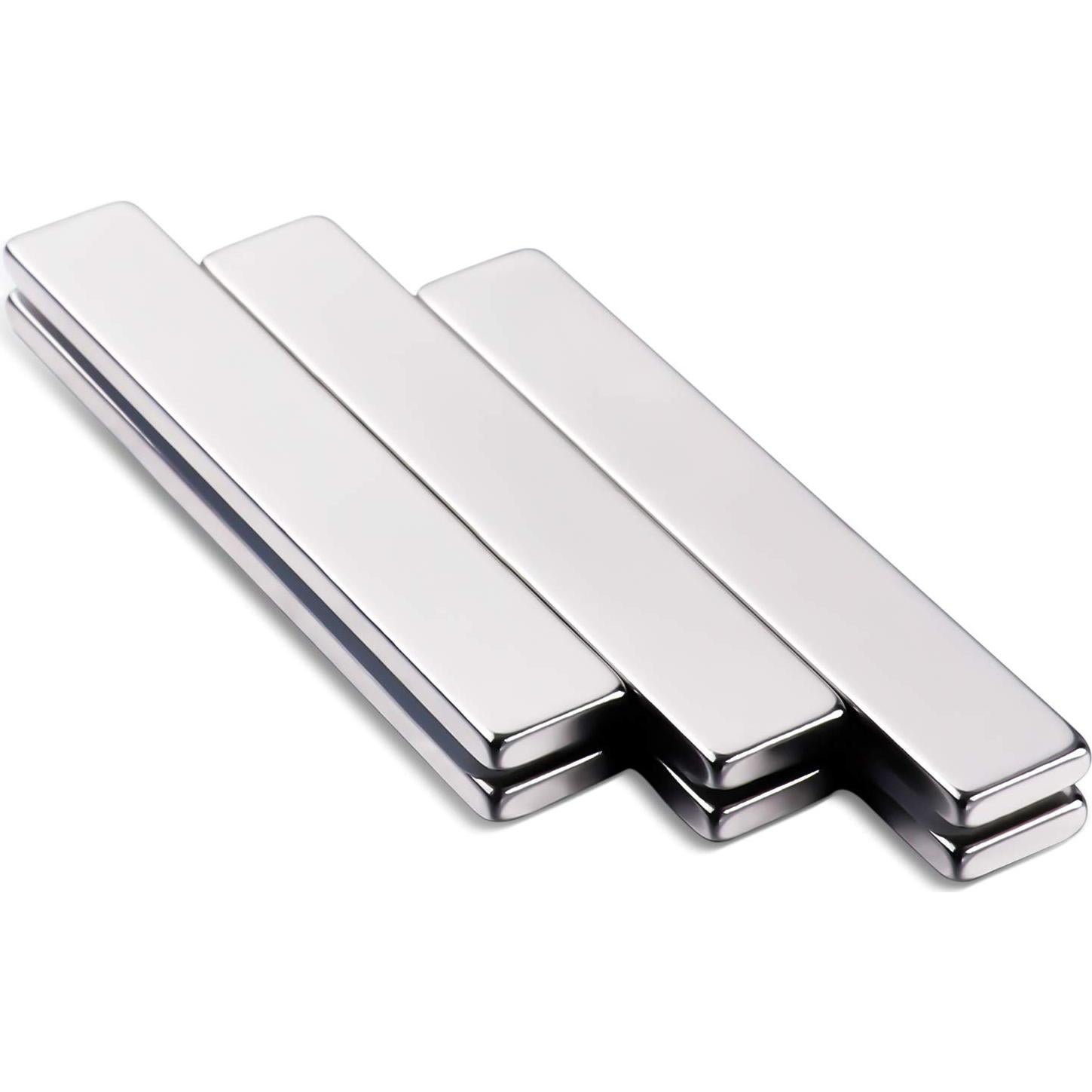 Imanes de Neodimio MikeDe 60x10x3mm 6 Piezas Adhesivos