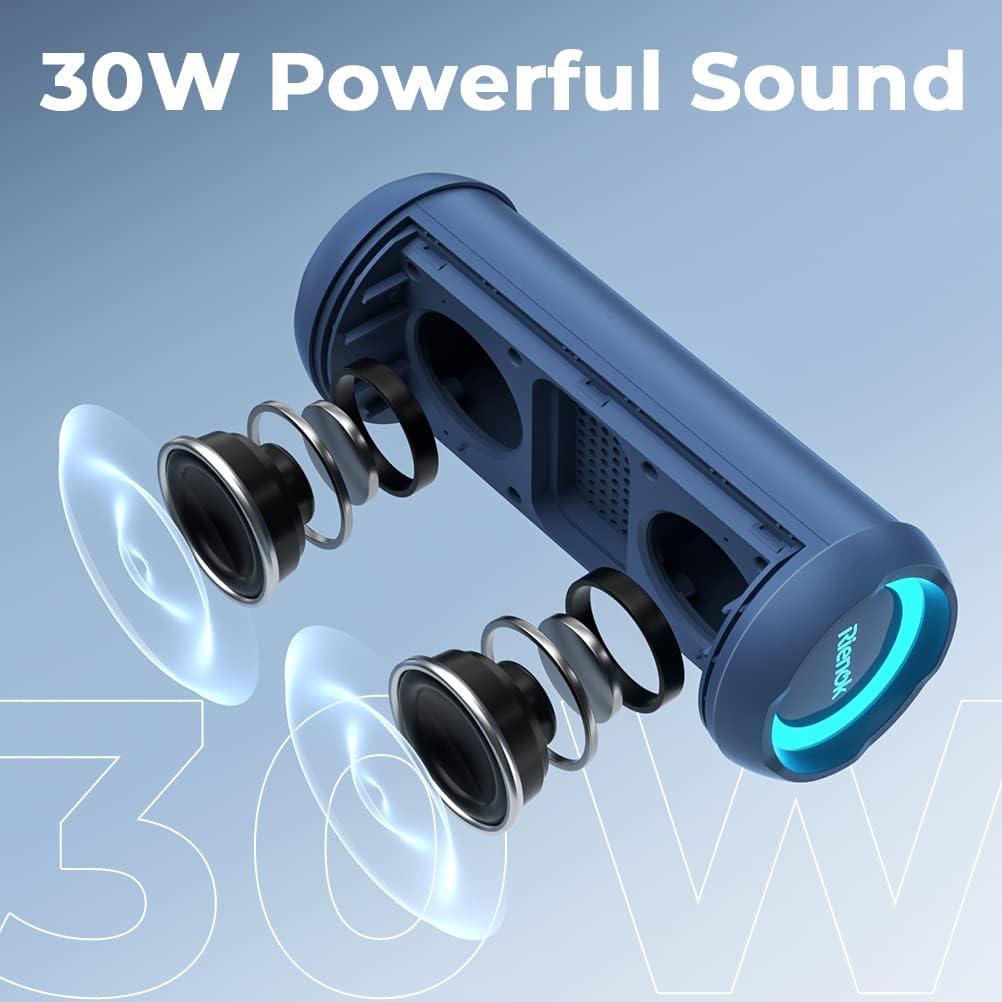 Altavoz Bluetooth Rienok S1 mini 30W Impermeable IPX7