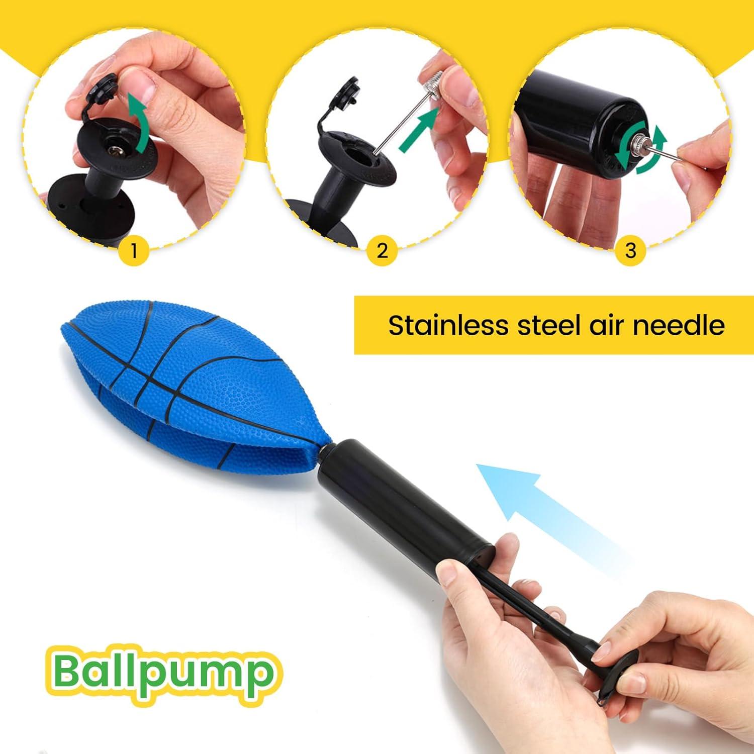 Balones de Baloncesto Mini 3 Nutrias 6 Piezas 19 cm