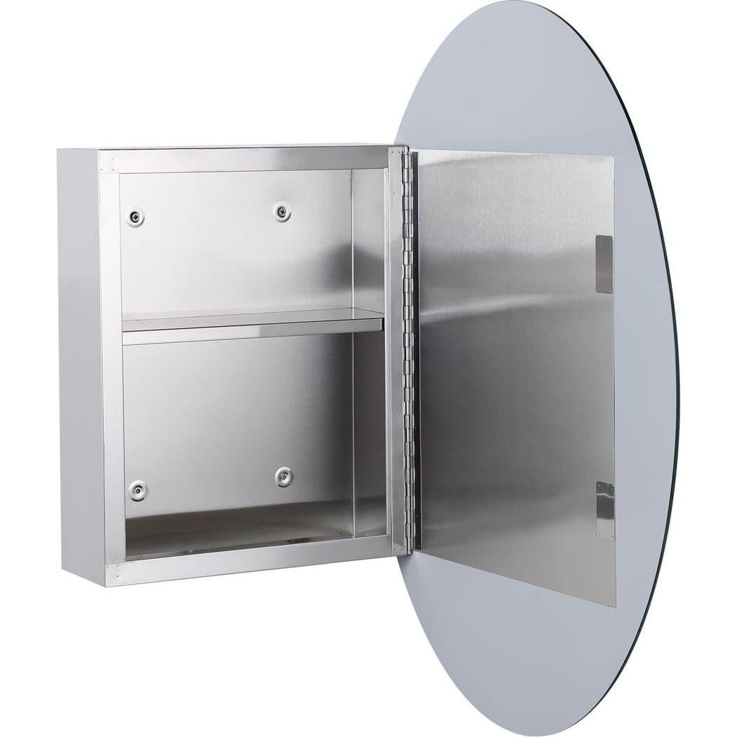 Armario de Medicina Ovalado Renovators Supply 66x46cm Espejo