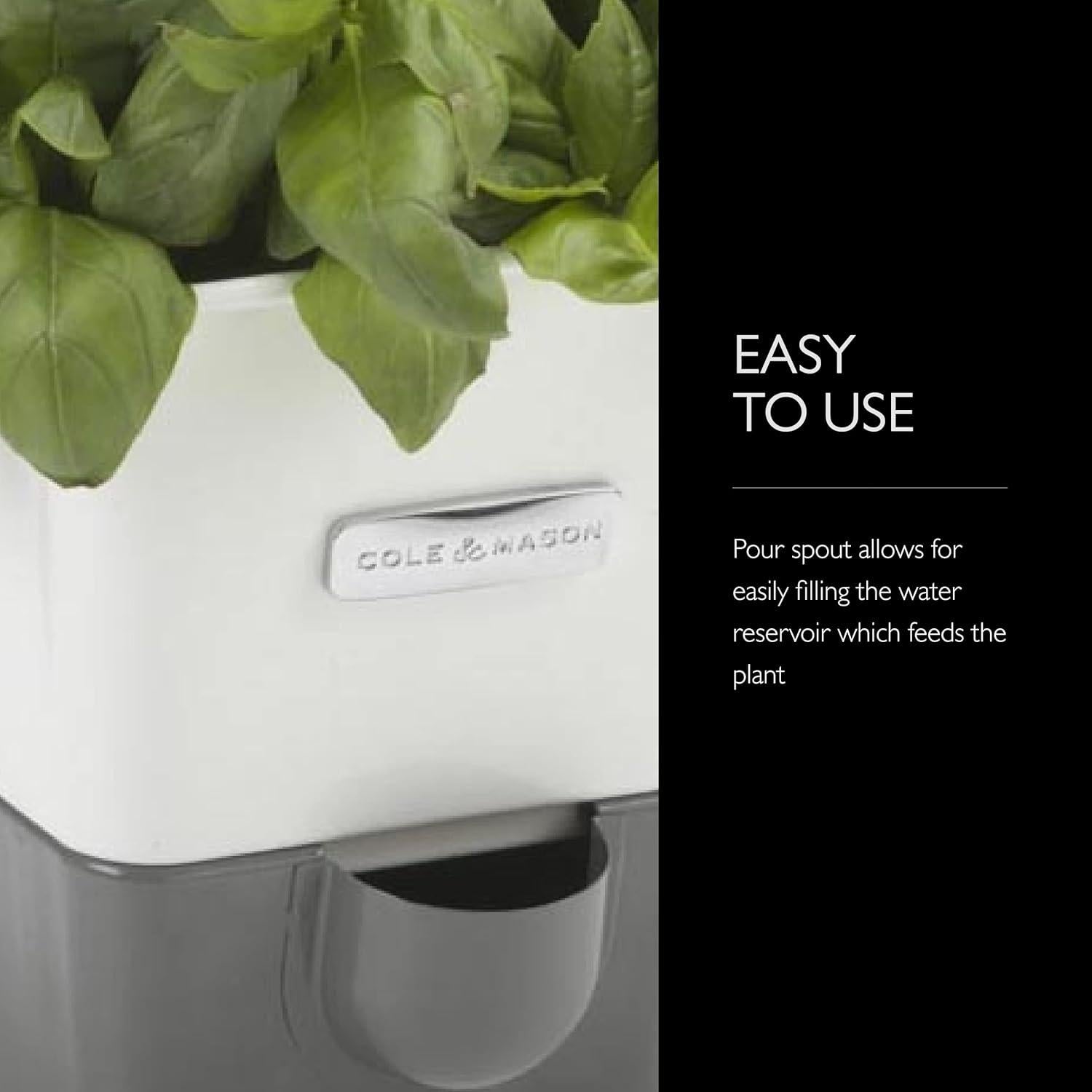 Conservador de Hierbas Cole & Mason Auto-Riego 295 ml