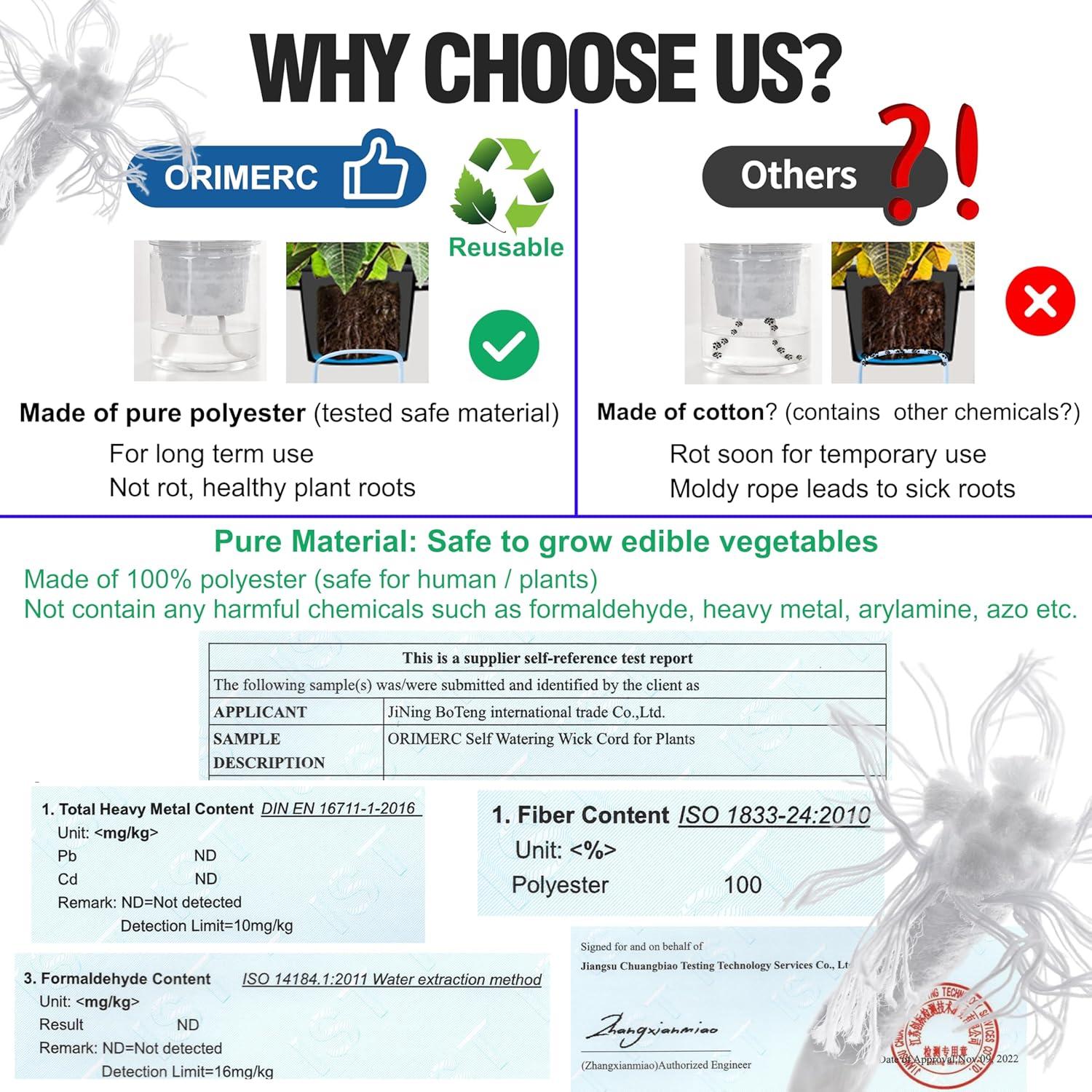 Cuerda de Riego Automático Orimerc 15.24m 6.35mm para Plantas