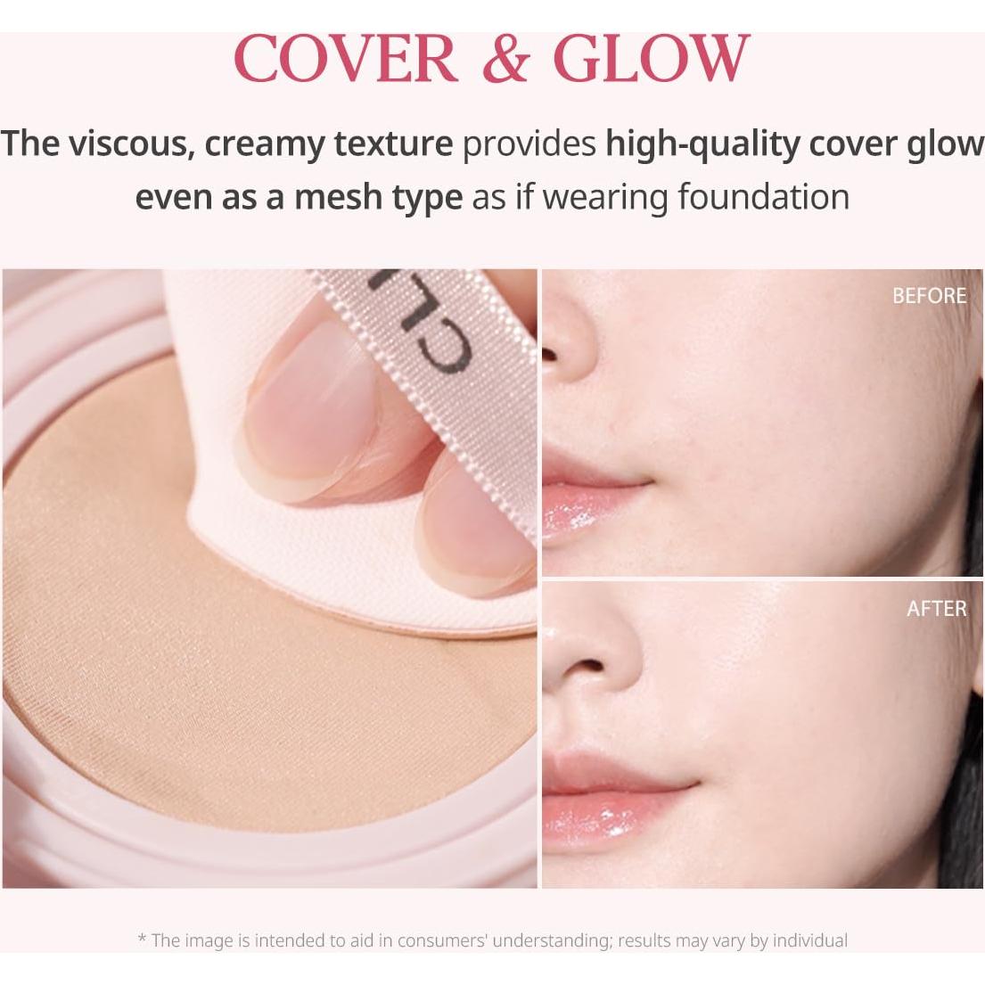 Cojín Maquillaje CLIO Kill Cover Glow 15g x2 Piel Radiante