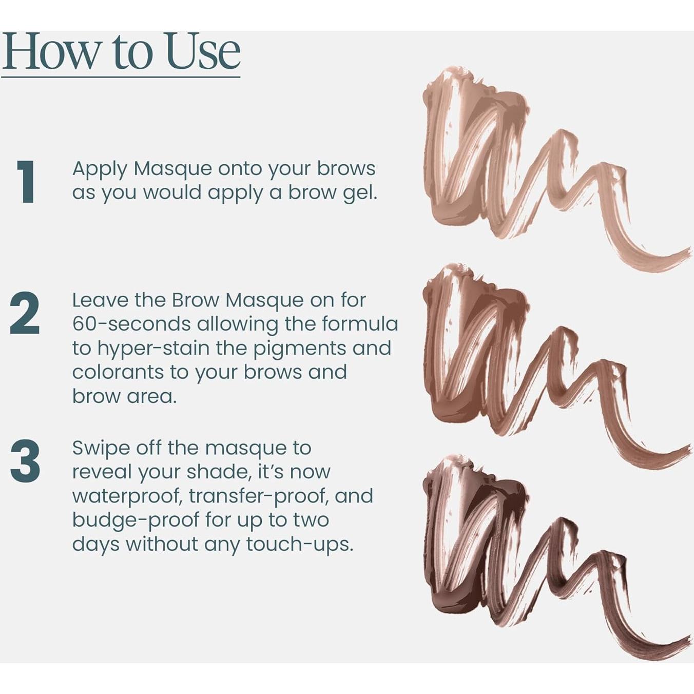 Tinte de Cejas Wonderskin - Rubios, Larga Duración y Resistente