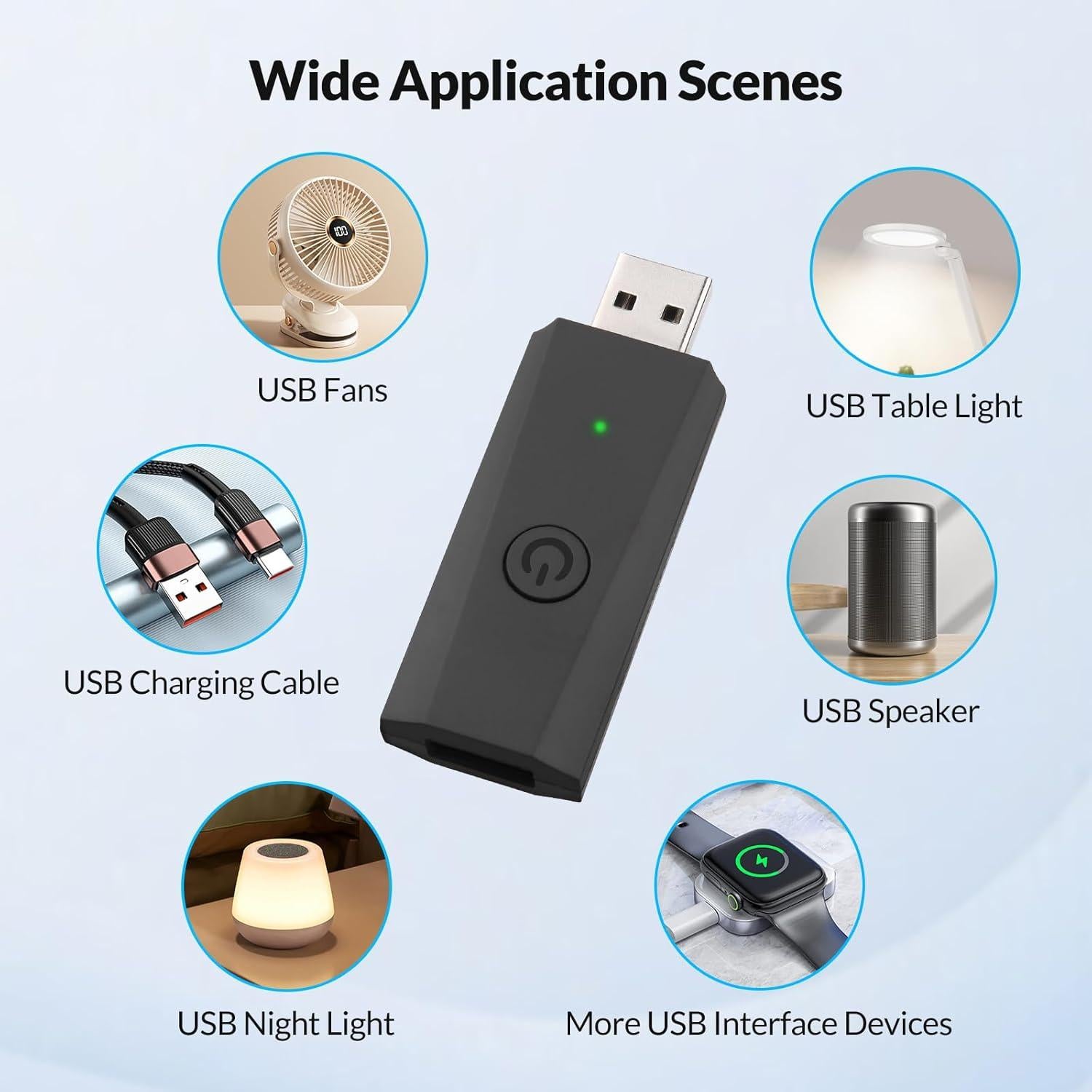 Interruptor USB Inalámbrico Reiie RT040 Control Inteligente