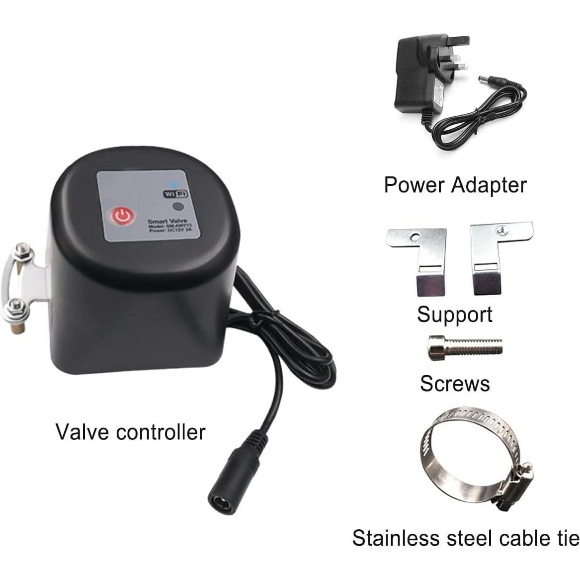 Válvula de Agua WiFi UseeLink, Control Remoto APP, 0.53 kg