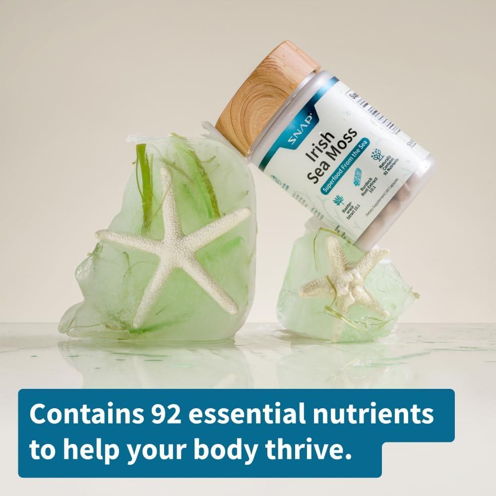 Cápsulas de Musgo Marino Snap Supplements 60 Cápsulas