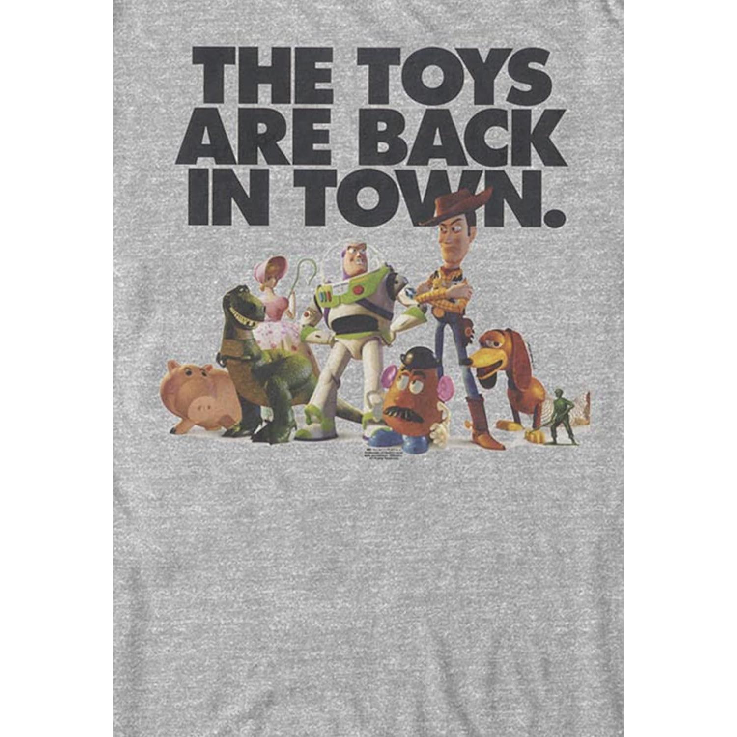 Camiseta Gráfica Disney Toy Story Hombre Gris Atlético