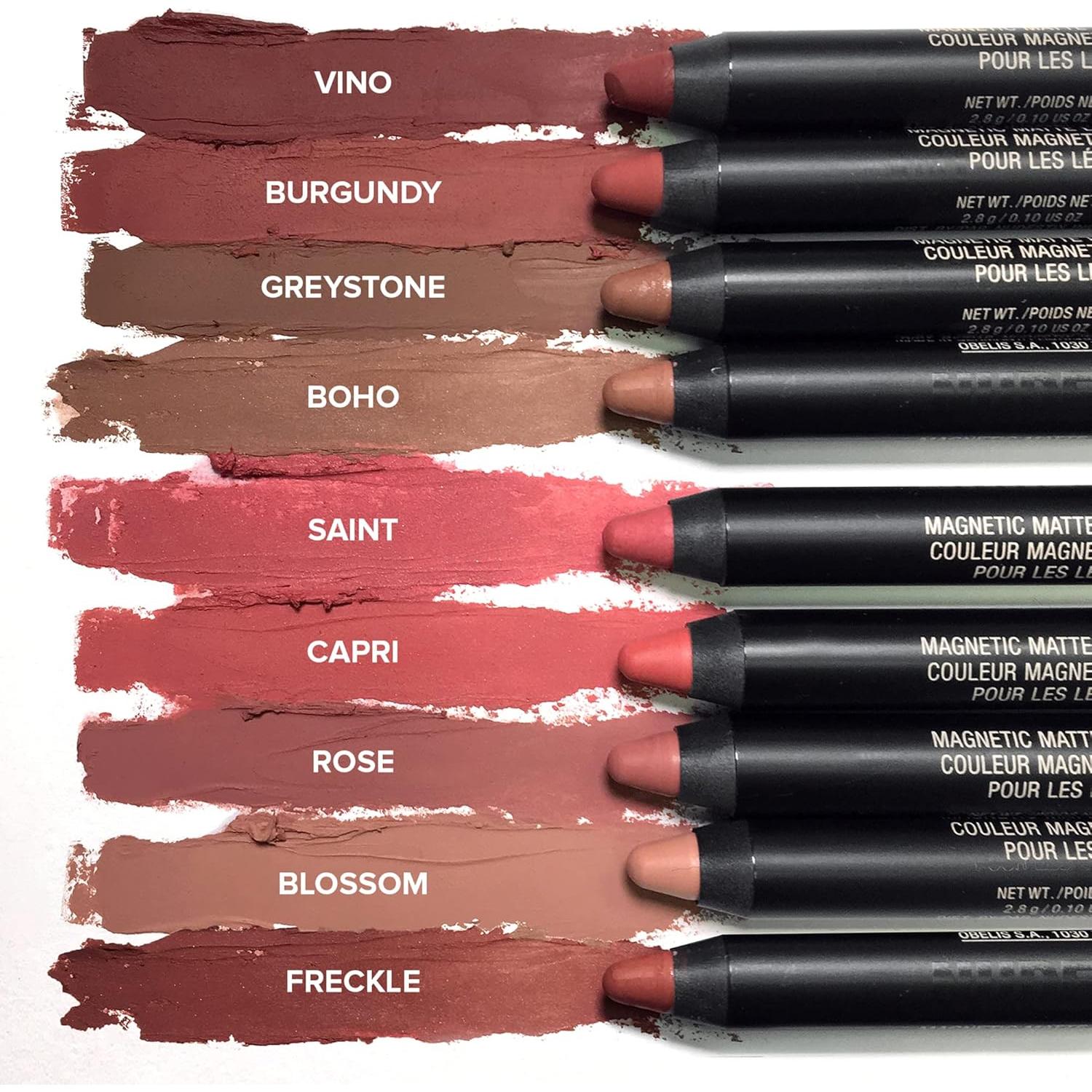 Pintalabios Mate Nudestix 3 en 1 Vino Larga Duración