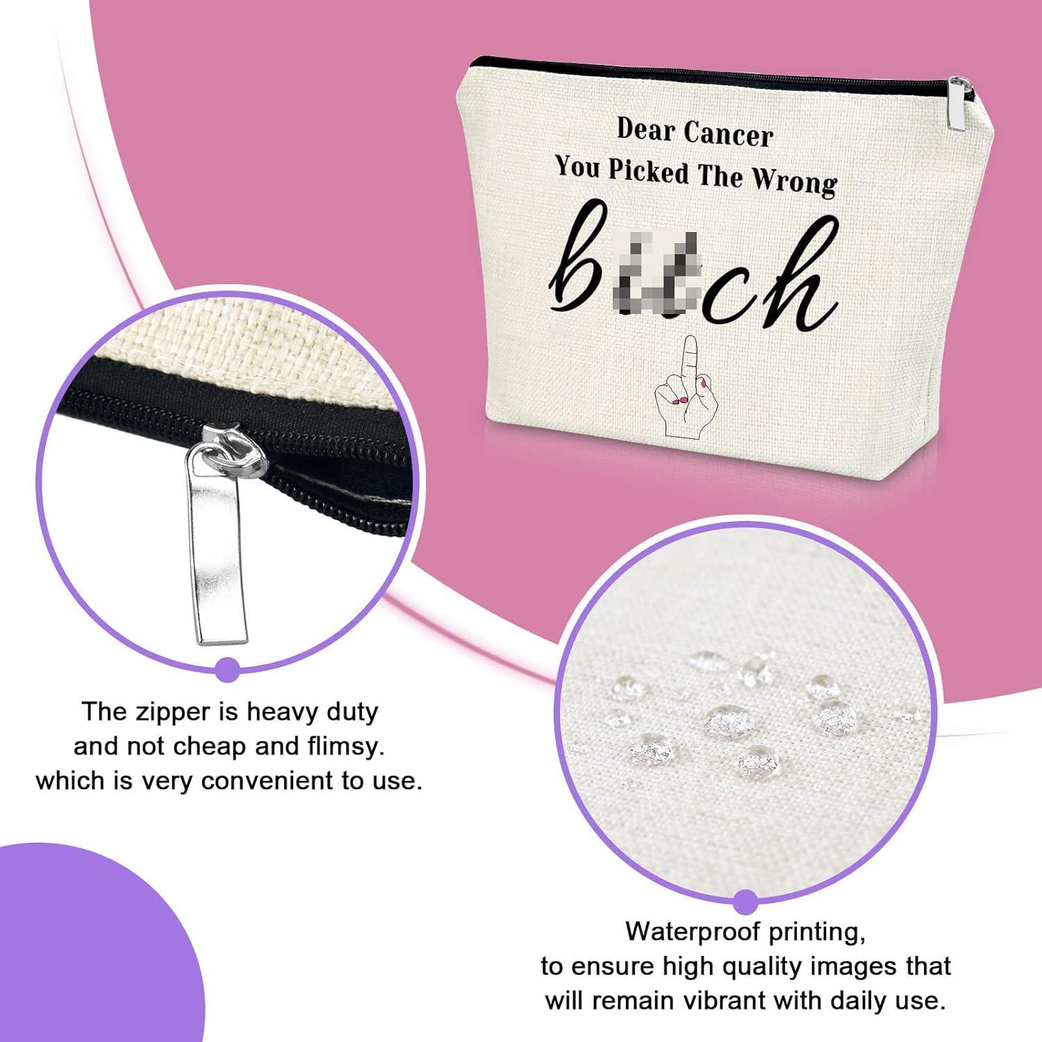 Bolsa de Maquillaje Sazuwu para Pacientes de Cáncer 25x17cm