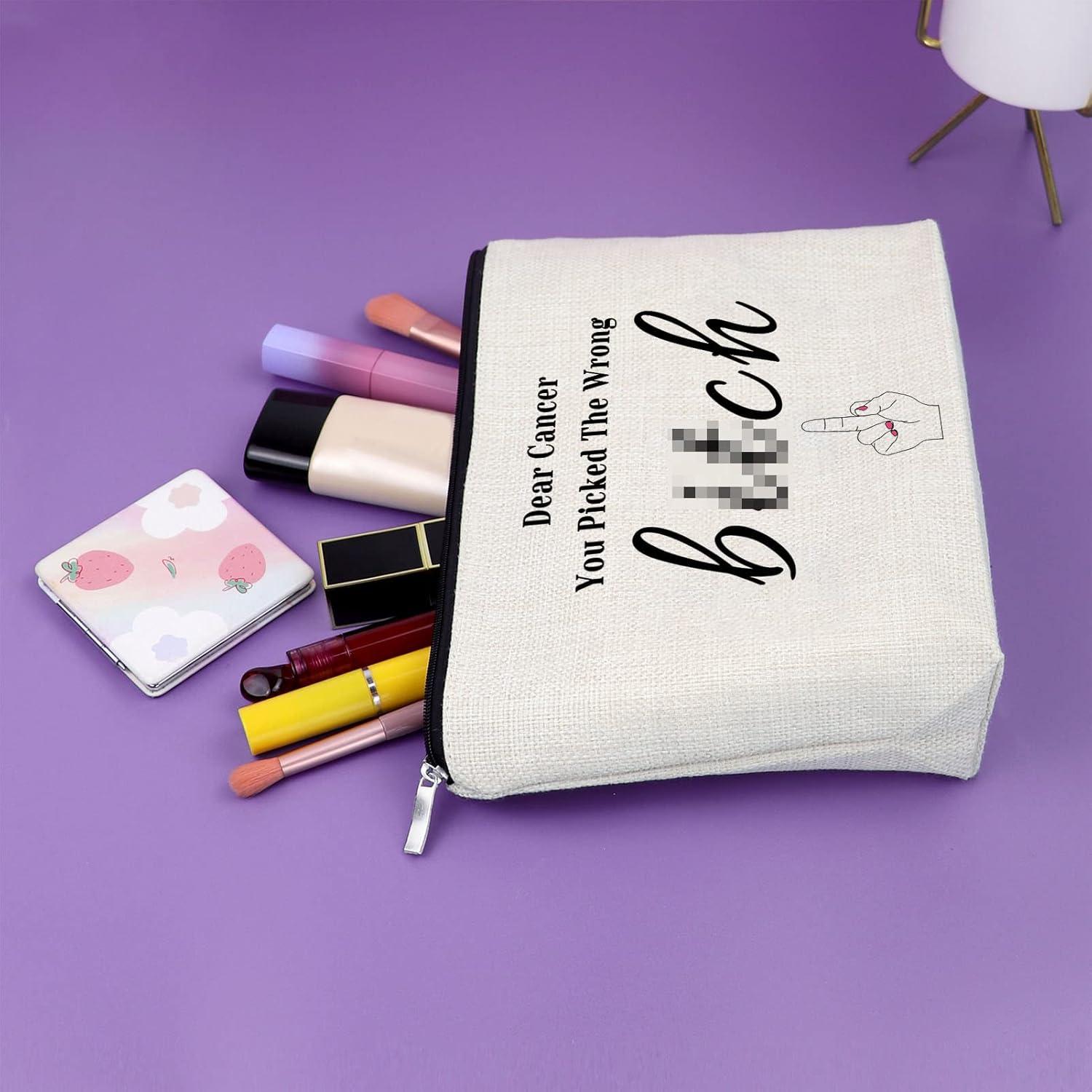 Bolsa de Maquillaje Sazuwu para Pacientes de Cáncer 25x17cm