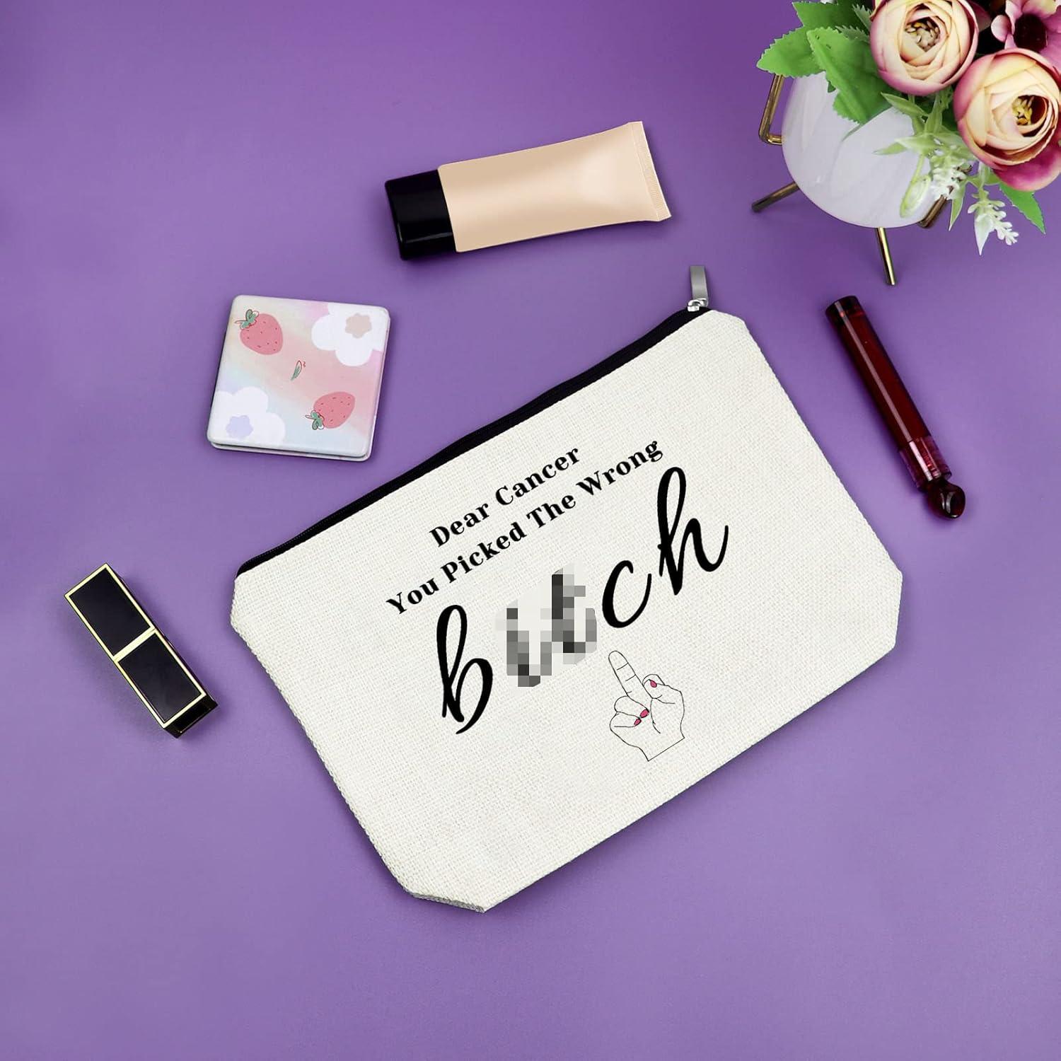 Bolsa de Maquillaje Sazuwu para Pacientes de Cáncer 25x17cm