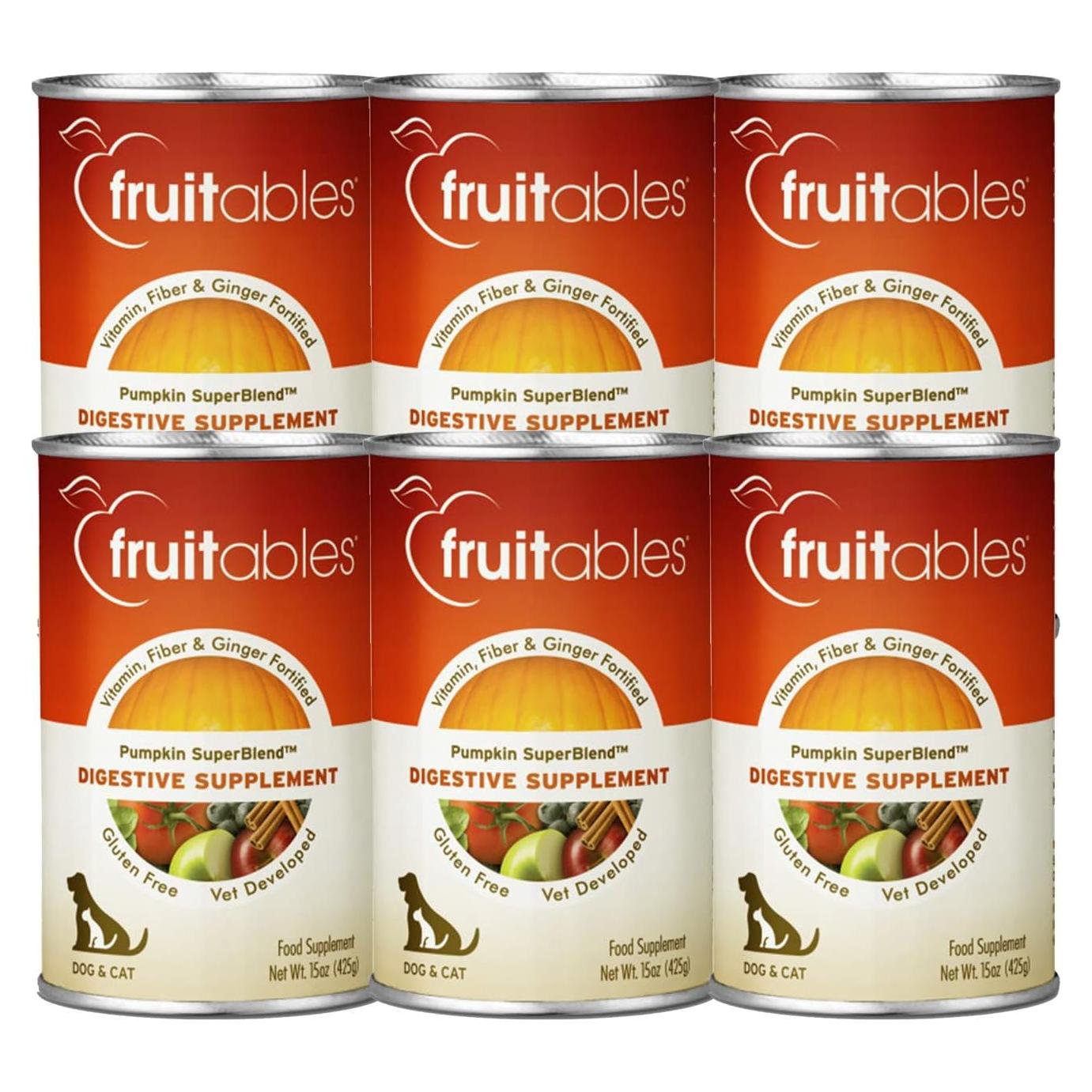 Suplemento Digestivo de Calabaza Fruitables 425g - 6 Paquetes