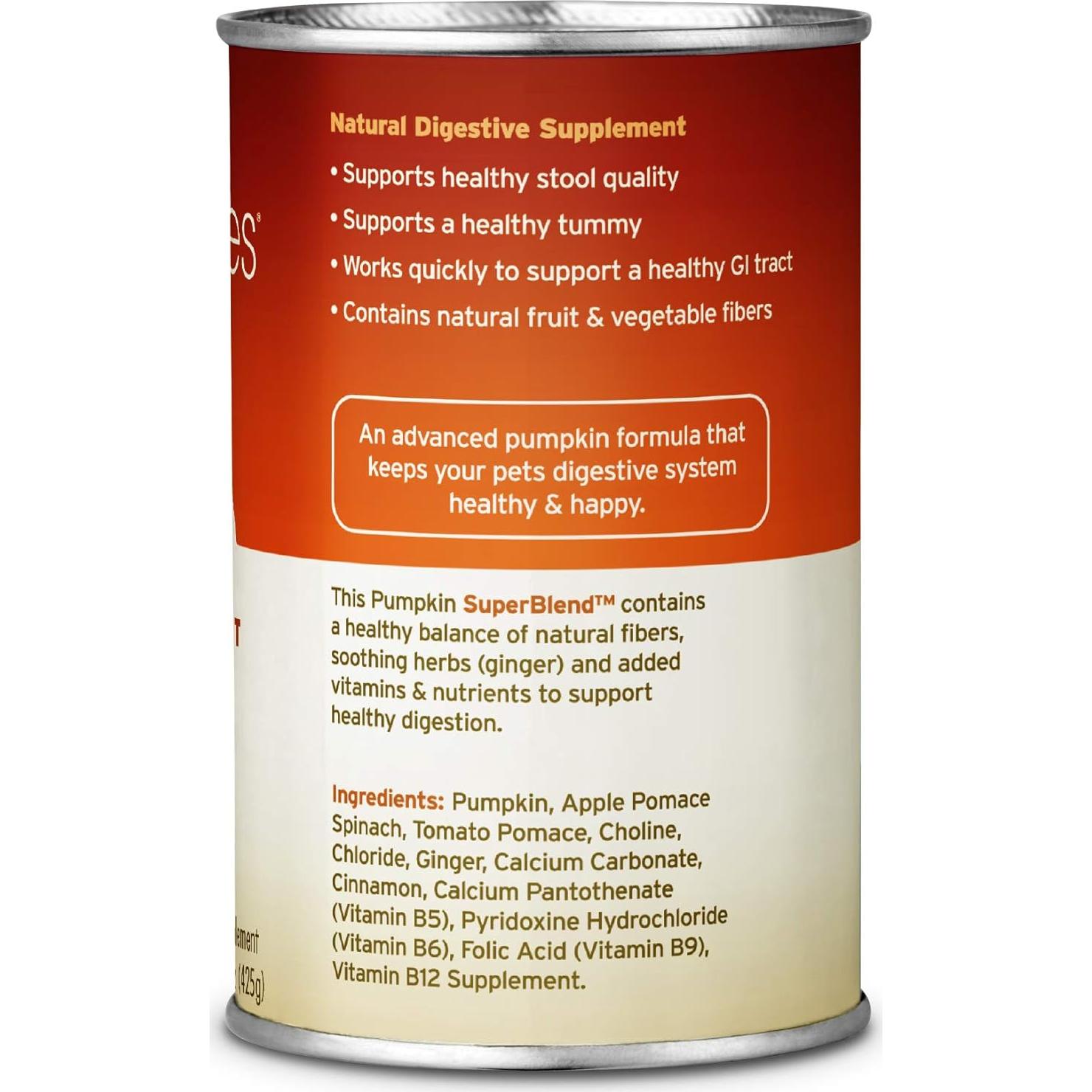 Suplemento Digestivo de Calabaza Fruitables 425g - 6 Paquetes