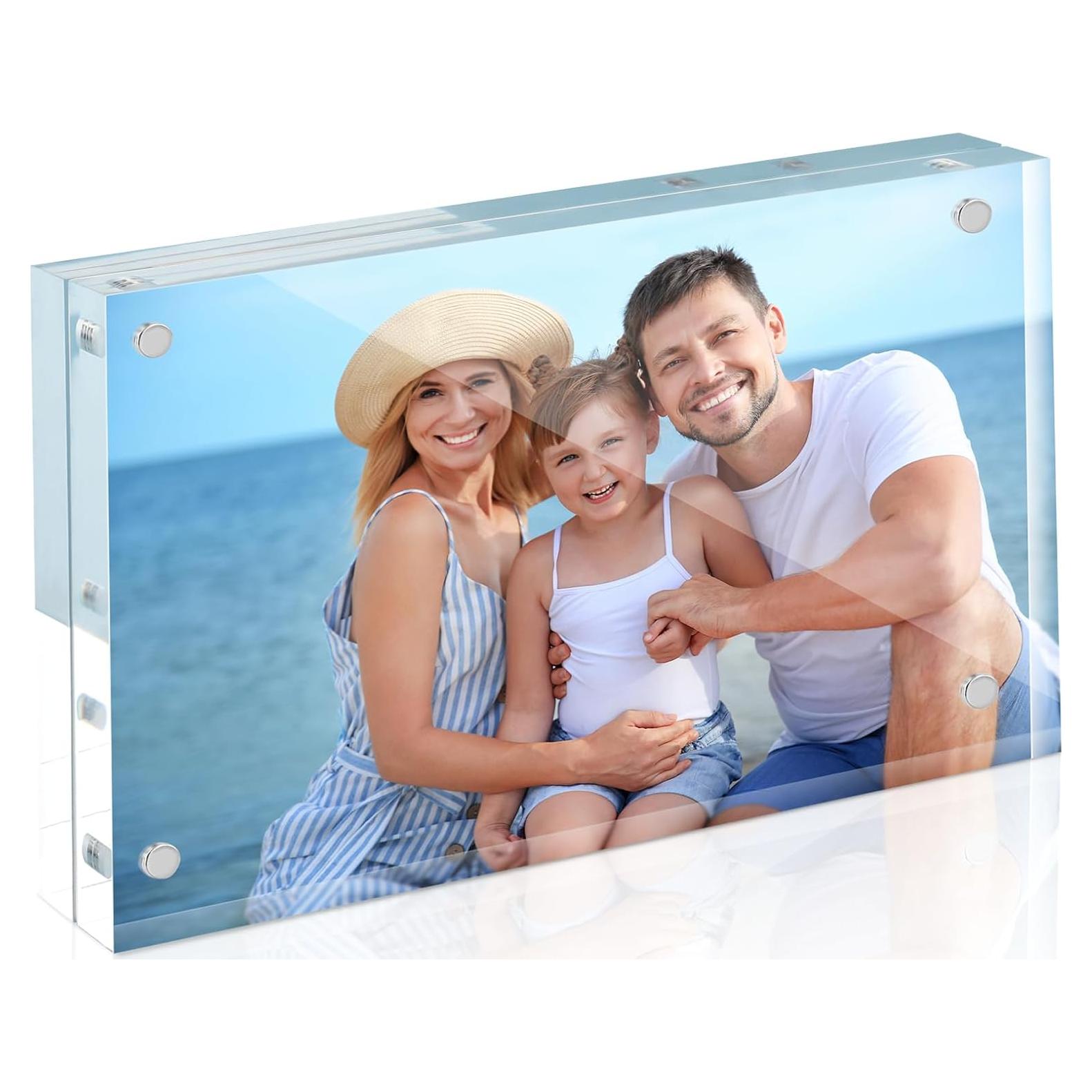 Marco de Foto Magnético Acrílico HOUSE DAY 3.5x5" Transparente