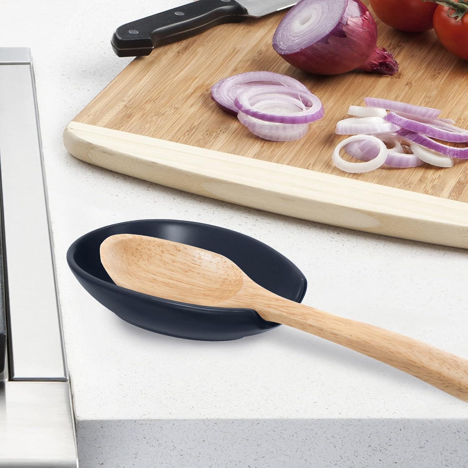 Soporte de Cuchara OGGI Spooner Cerámica Azul 13.3x8.9cm