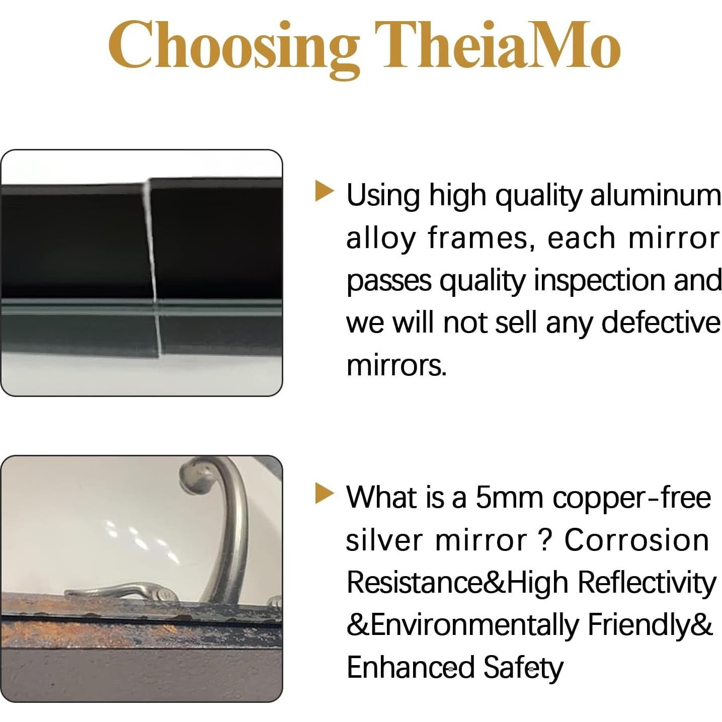 Espejo de Baño LED Ovalado TheiaMo 84x51 cm Impermeable