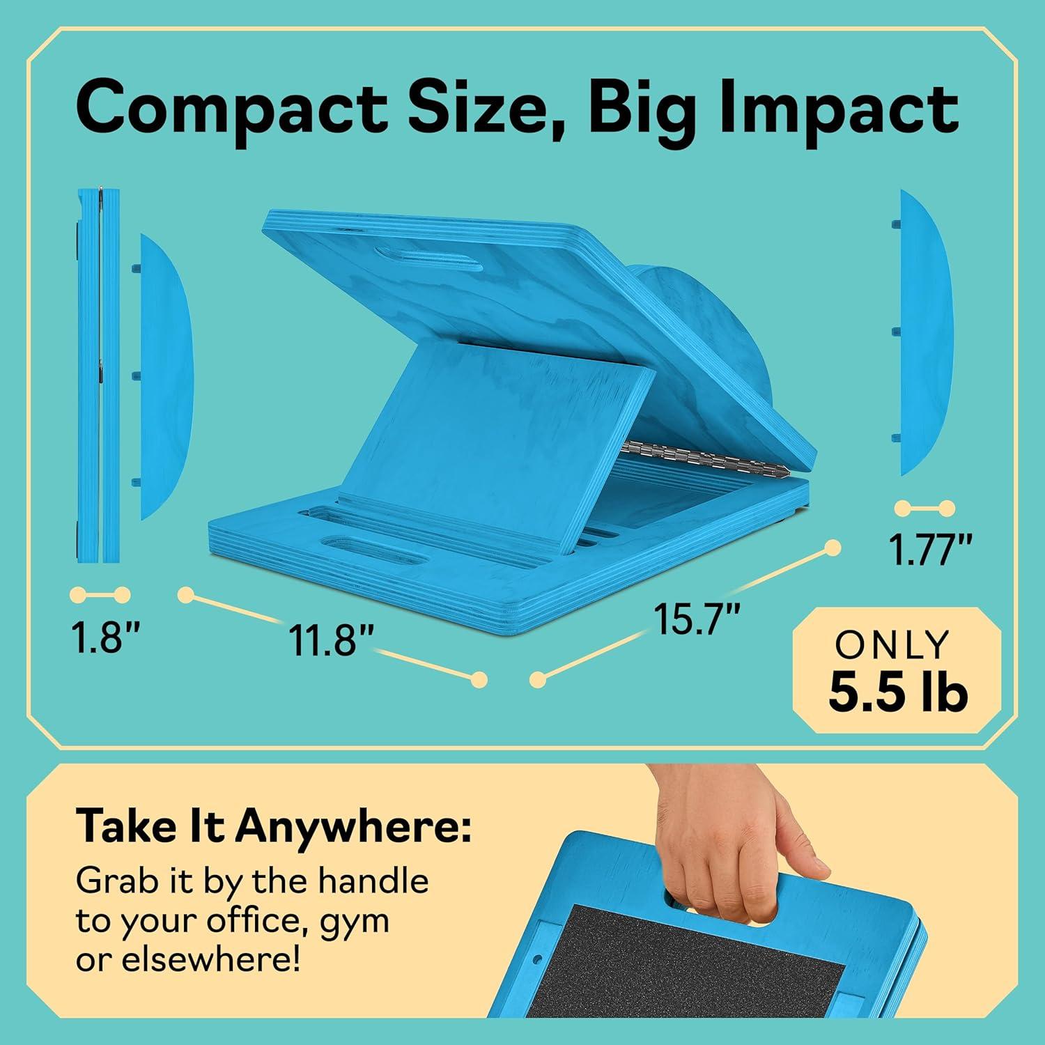 Tablero Inclinado y de Equilibrio ZocoSquat 3 en 1 - Madera
