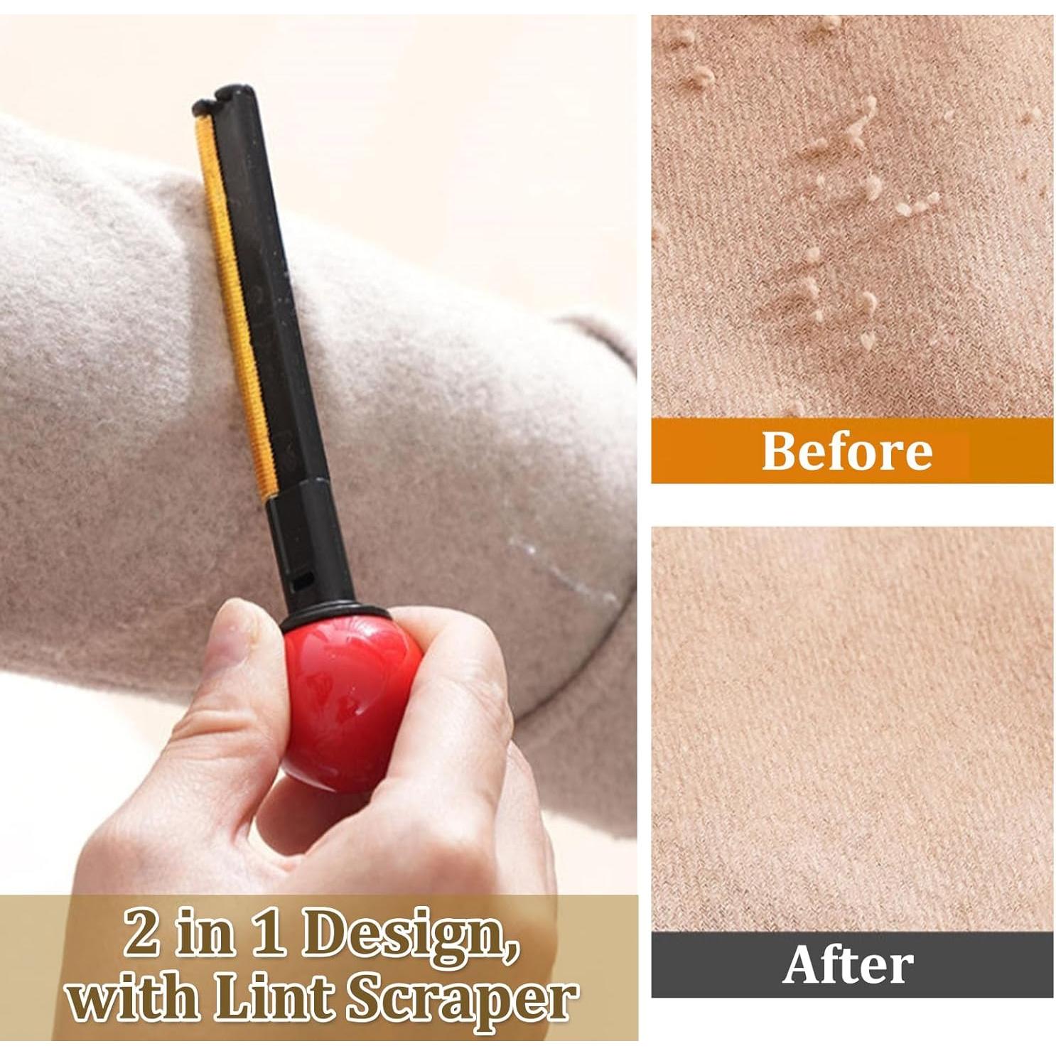 Rodillo Quitapelusas Xuoent Lavable 2-en-1 para Mascotas