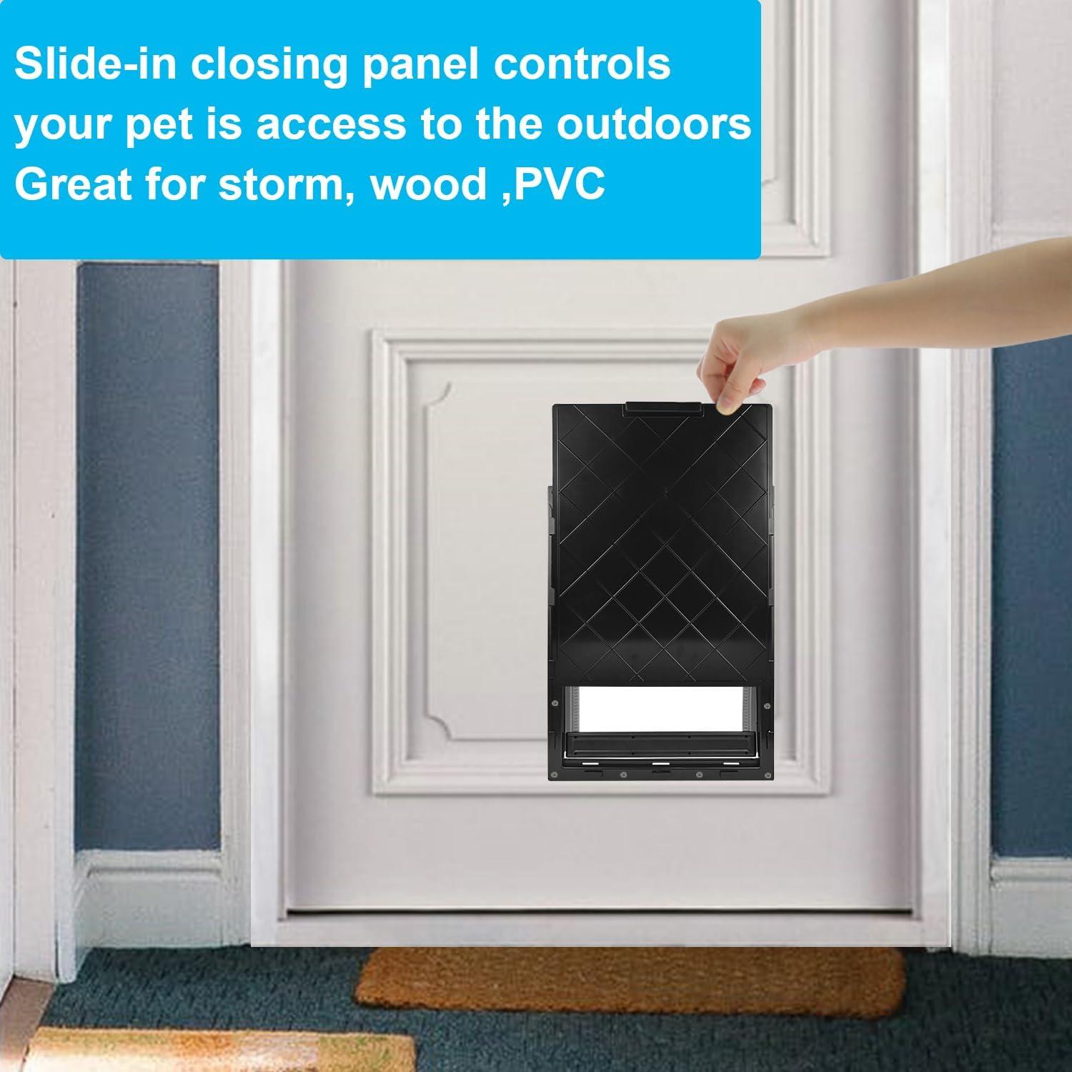 Puerta para Perros Grande CEESC XL con Tapón Magnético