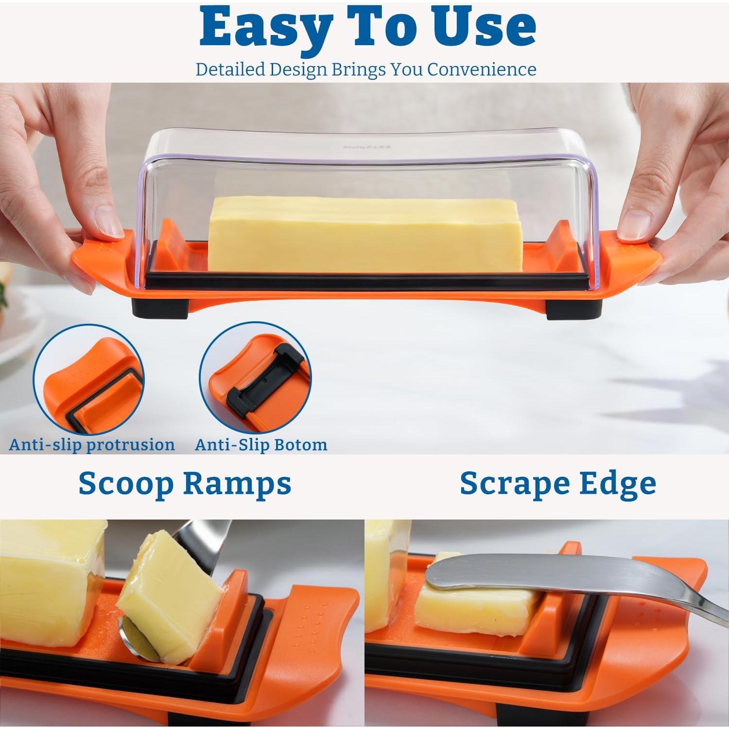 Plato para Mantequilla Hermético MORGLES 23x7x6 cm Apto Lavavajillas