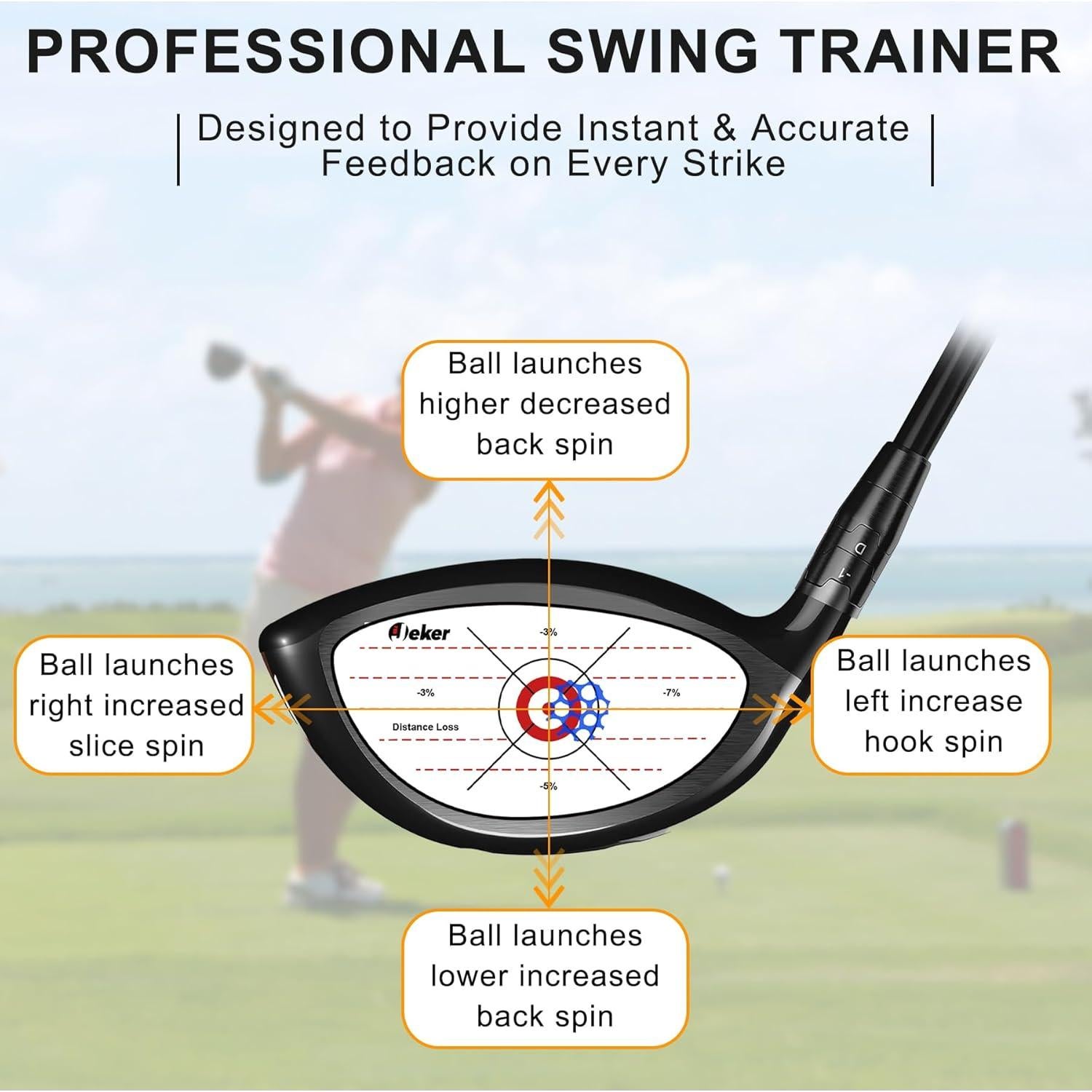 Cinta de Impacto de Golf IJEKER 156 Piezas Entrenamiento