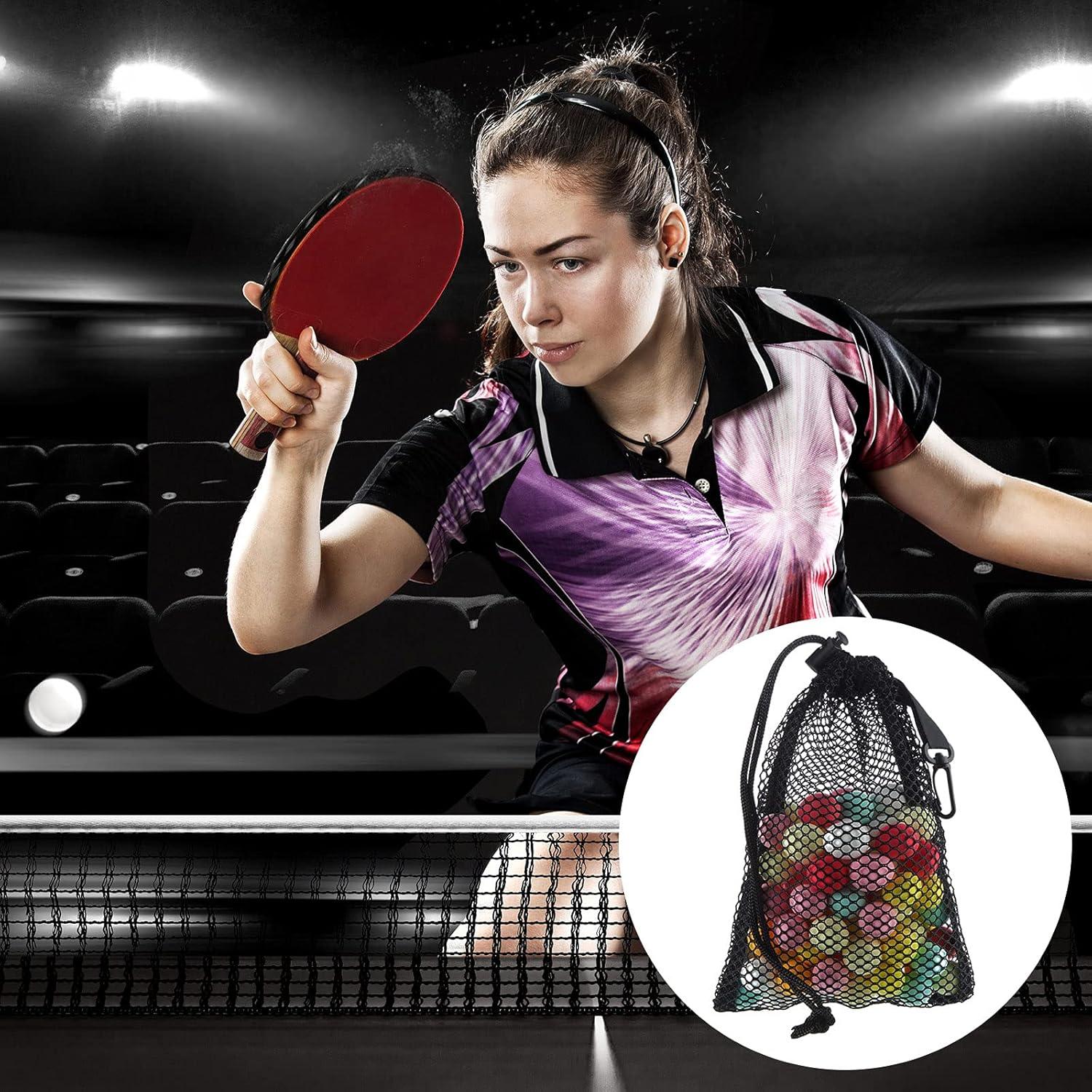 8 Bolsas de Malla Negras Shappy con Cuerda y Clips 33x40cm